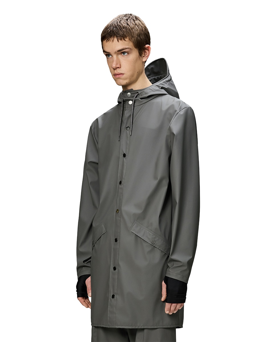 Imagen 3 de Chubasquero de hombre largo - Rains - Gris oscuro Gris oscuro