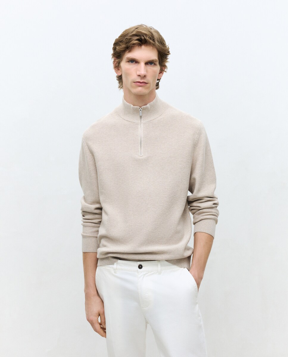 Imagem 0 de Camisola com Meio Fecho de Correr