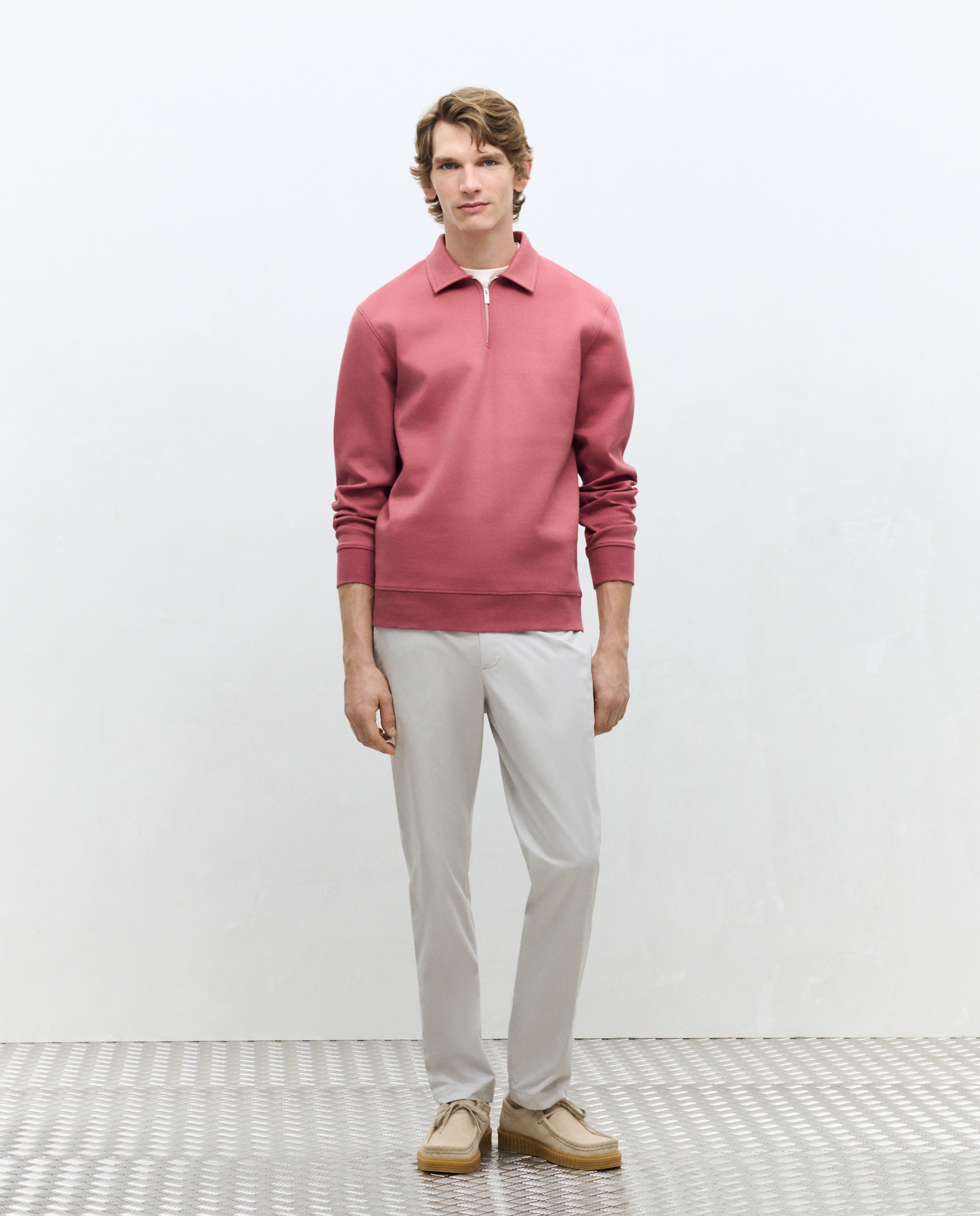 Imagem 0 de Sweatshirt com Colarinho de Polo