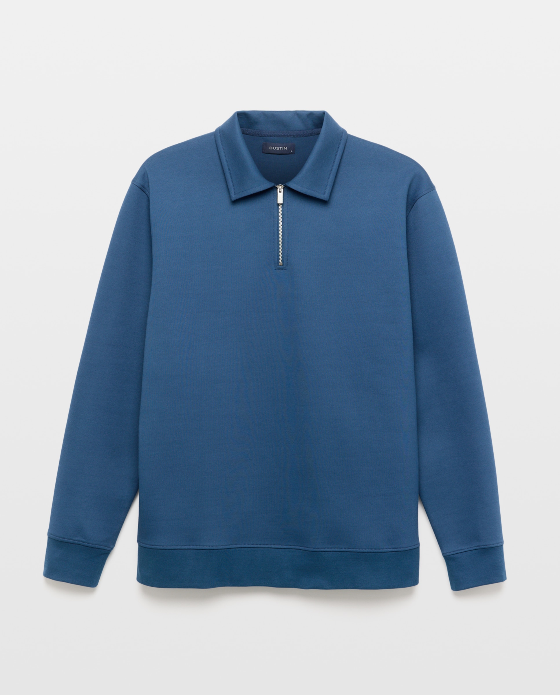 Sudadera cuello polo hombre. - Dustin - Azul marino Azul marino-5