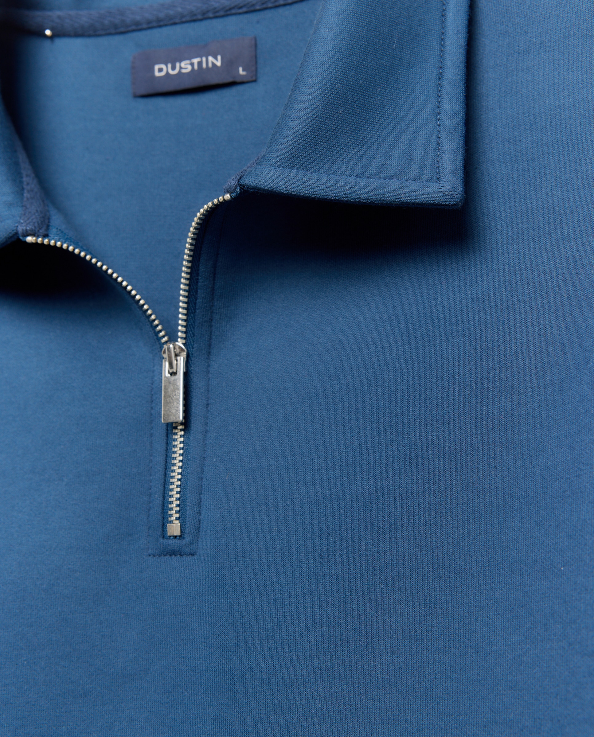 Sudadera cuello polo hombre. - Dustin - Azul marino Azul marino-6