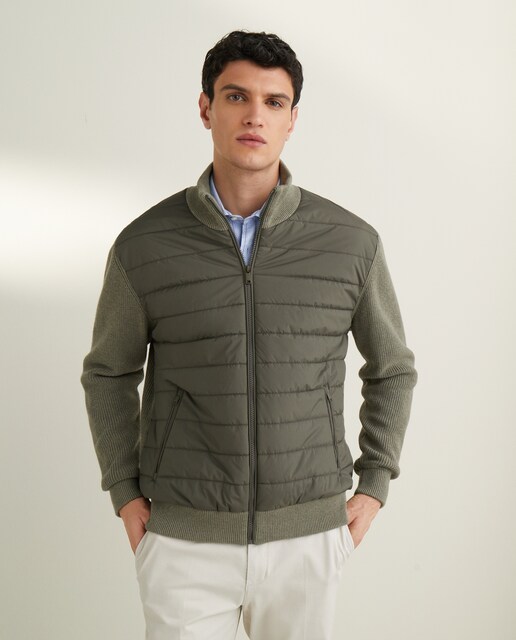 Imagen 0 de Cárdigan de hombre con cremallera delantero nylon