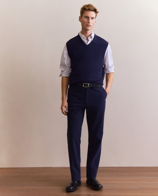 Imagem 0 de Colete Fechado Liso de Caxemira