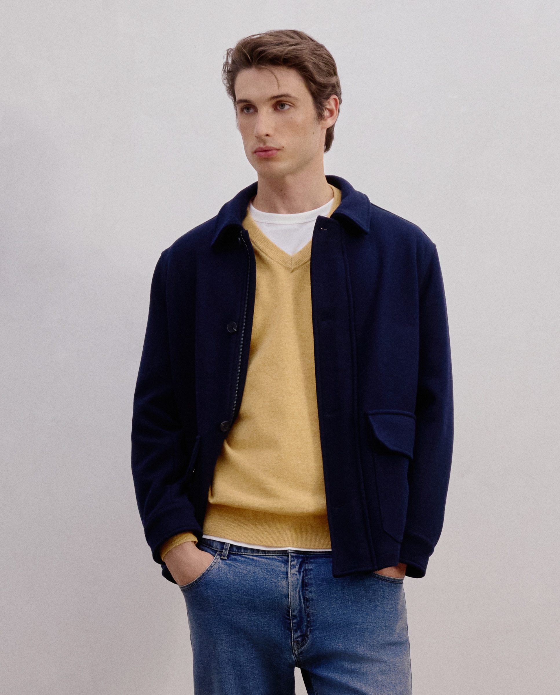 Imagem 0 de Camisola com Gola em Bico