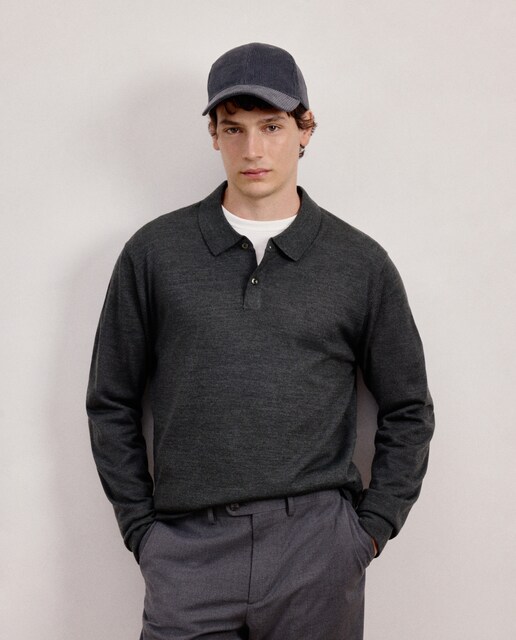 Dustin — Sueter cuello polo hombre.