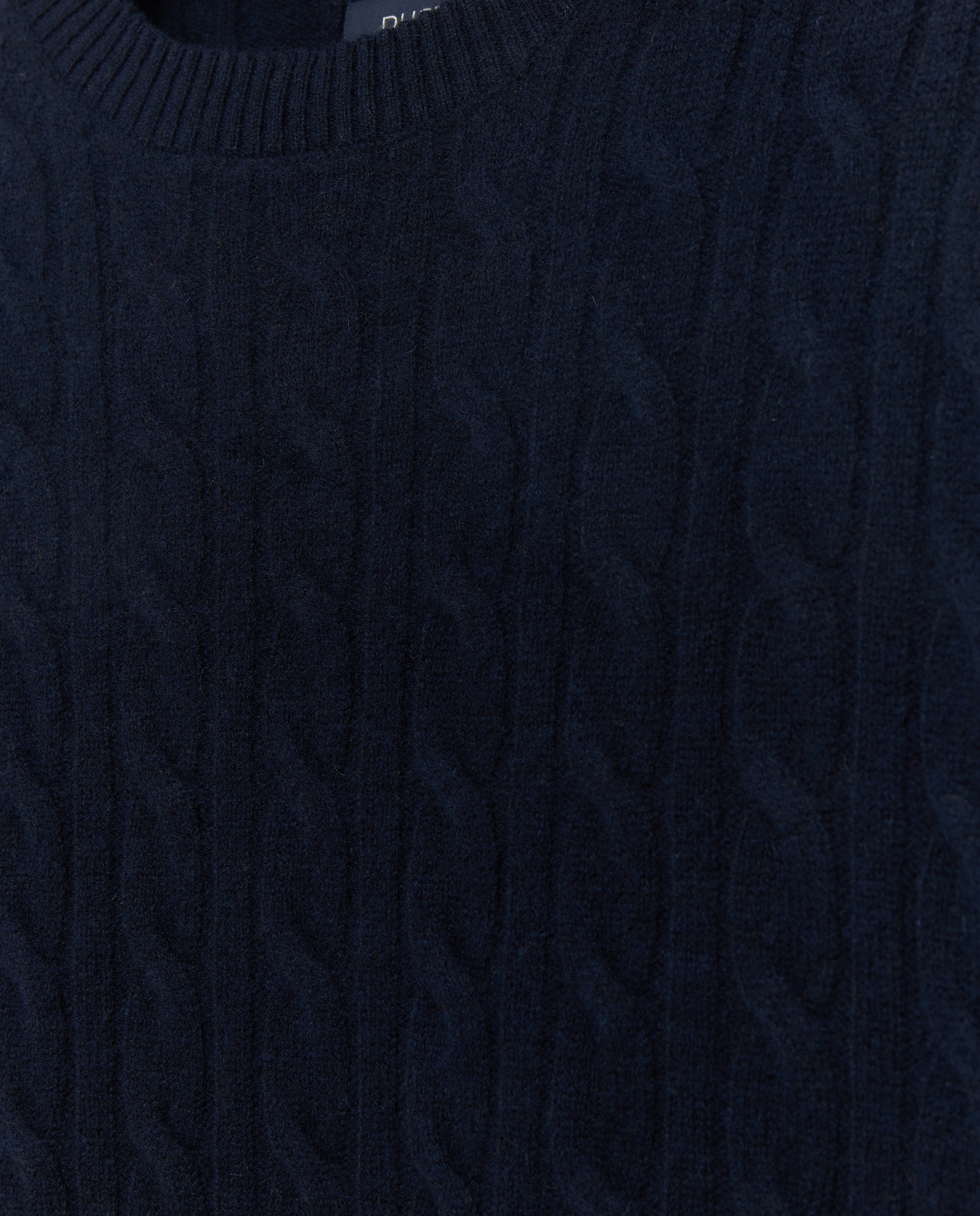 Jersey cuello redondo ochos 100% lambswool de hombre - Dustin - Azul marino Azul marino-6