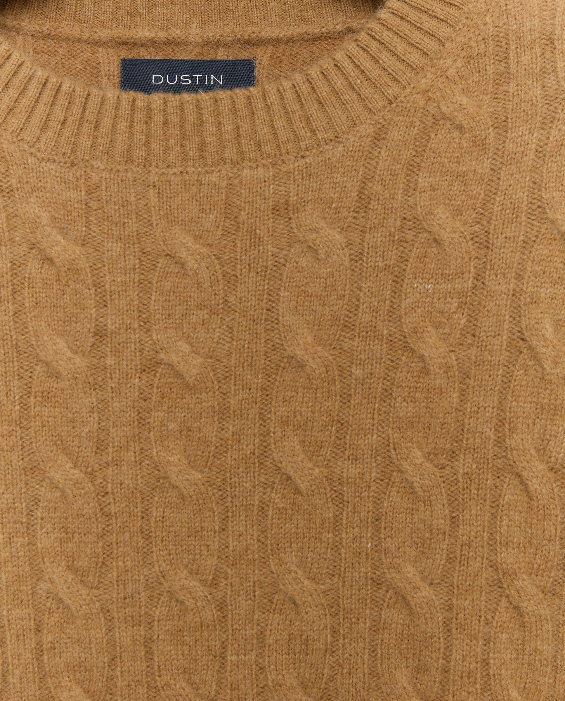 Jersey cuello redondo ochos 100% lambswool de hombre - Dustin - Marrón claro Marrón claro-5