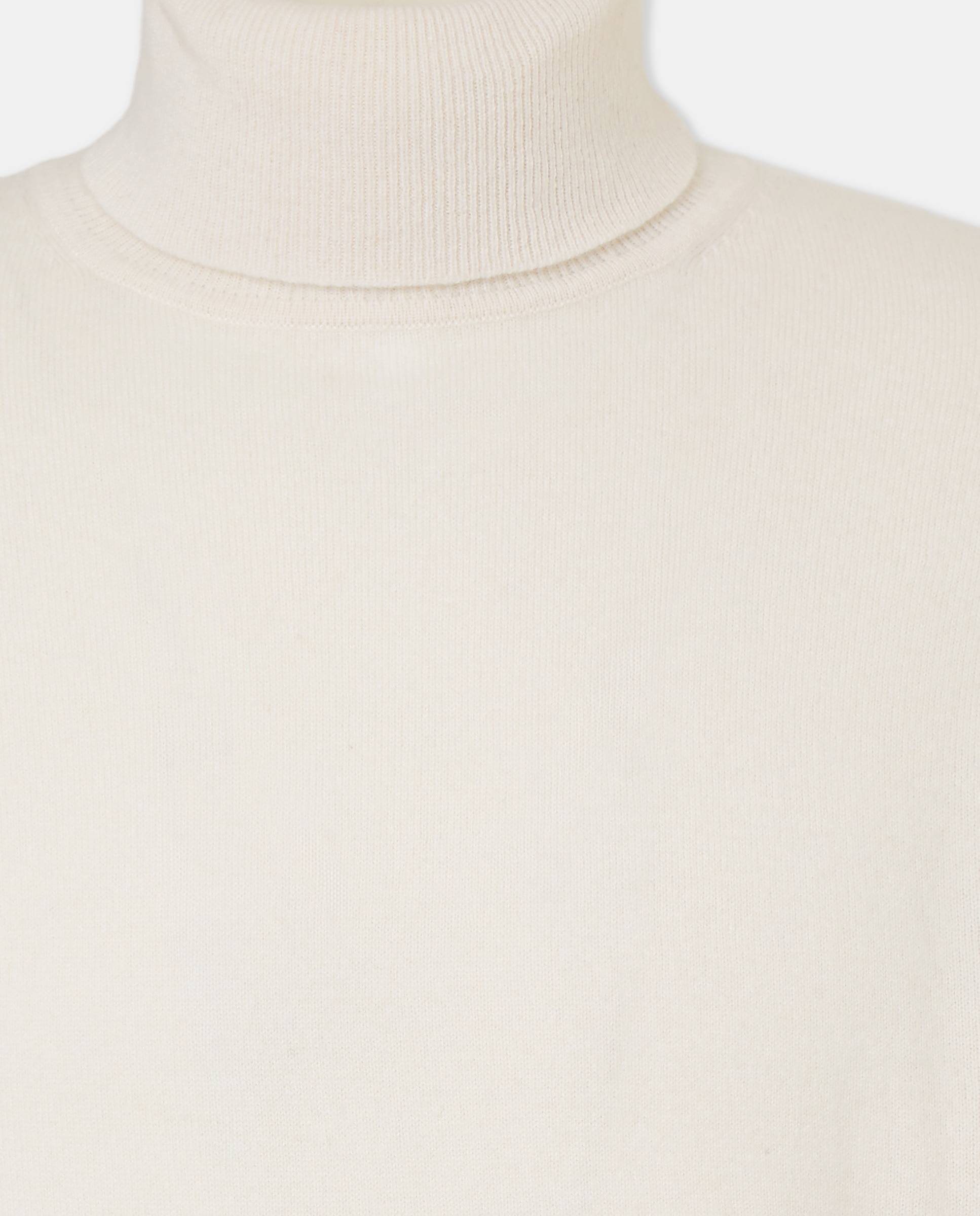 Jersey de hombre cuello cisne liso cashmere - Emidio Tucci - Crudo Crudo-6