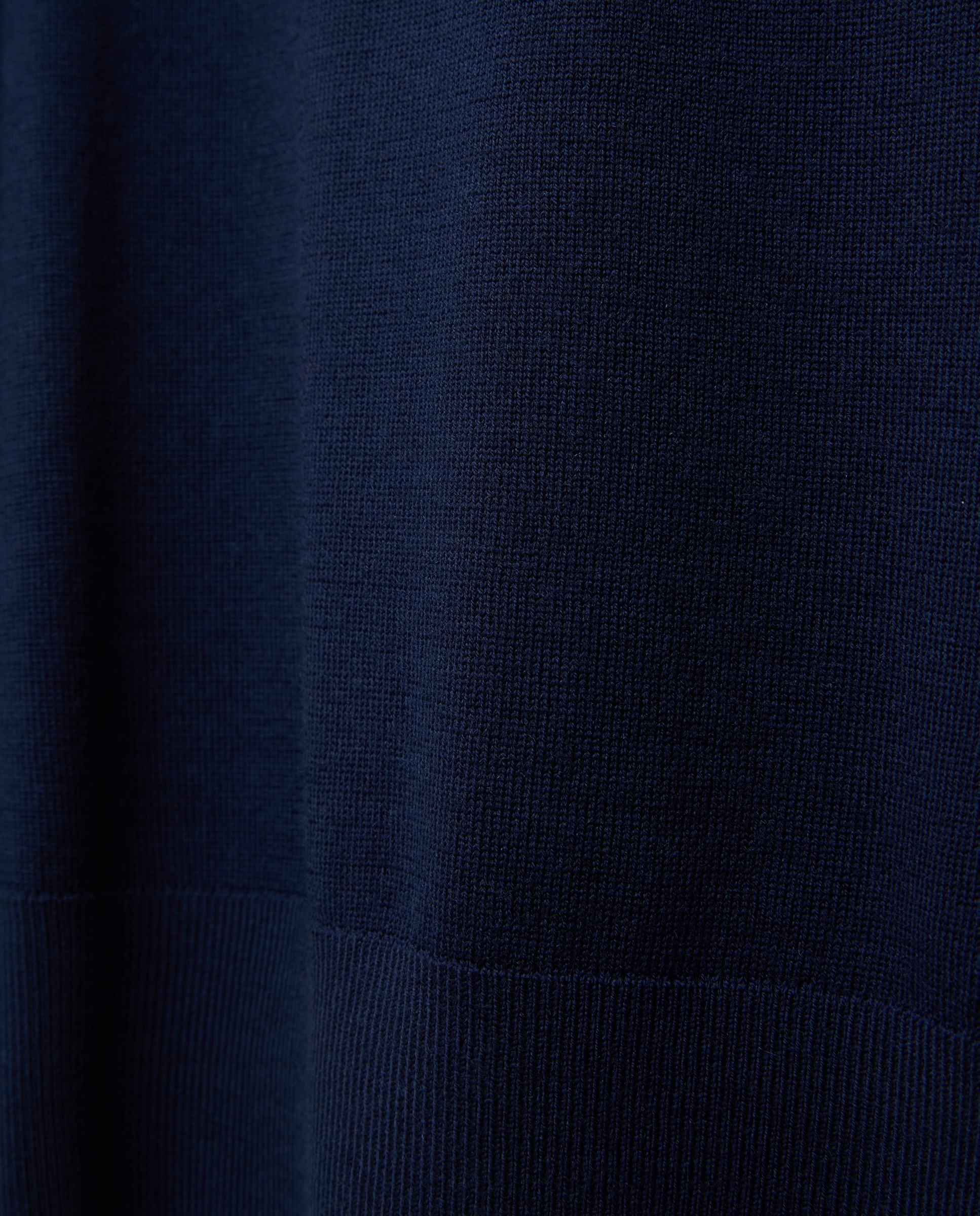 Jersey cuello cisne lavable 100% lana merino de hombre - Emidio Tucci - Azul marino Azul marino-5