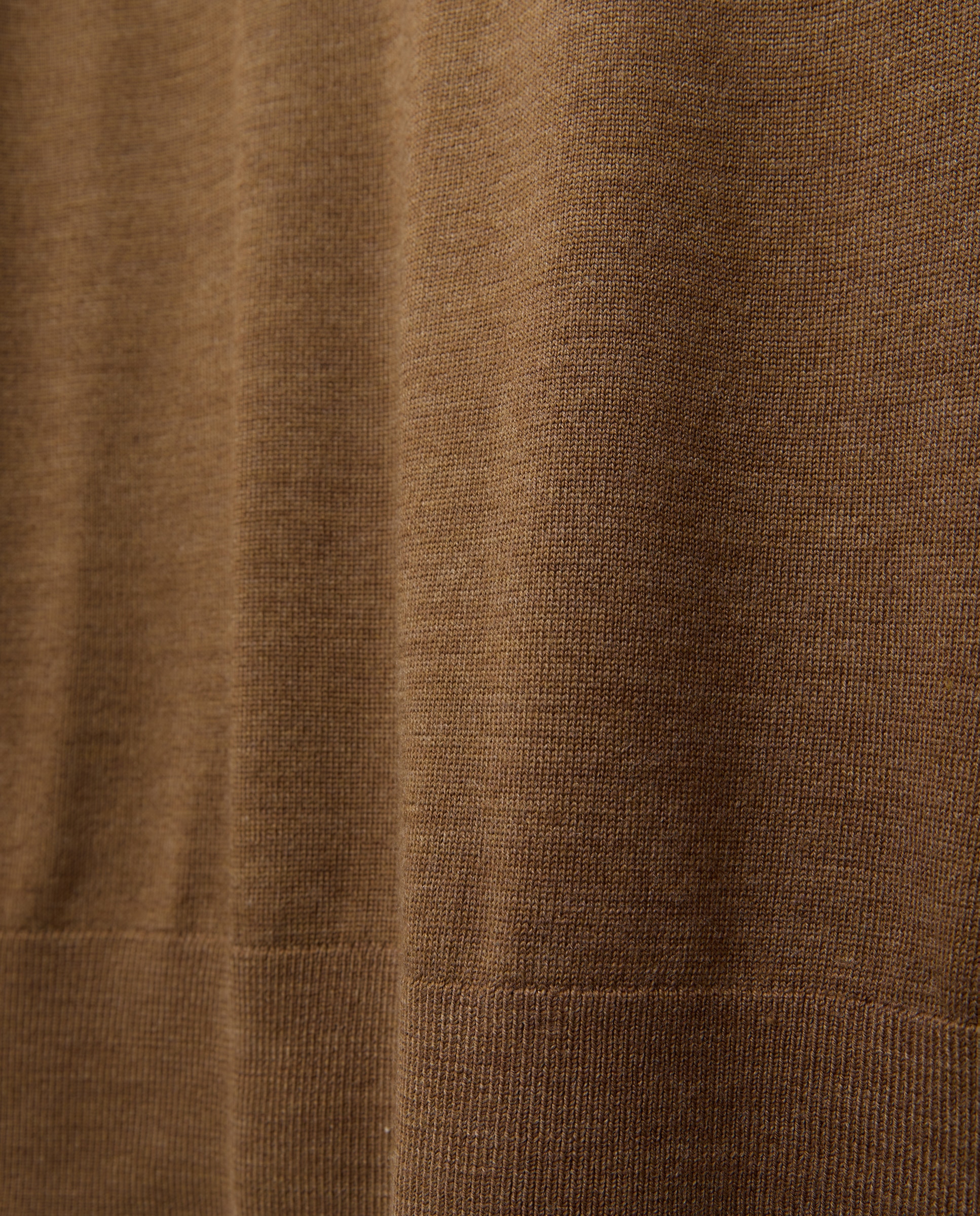 Jersey cuello cisne lavable 100% lana merino de hombre - Emidio Tucci - Marrón Marrón-5