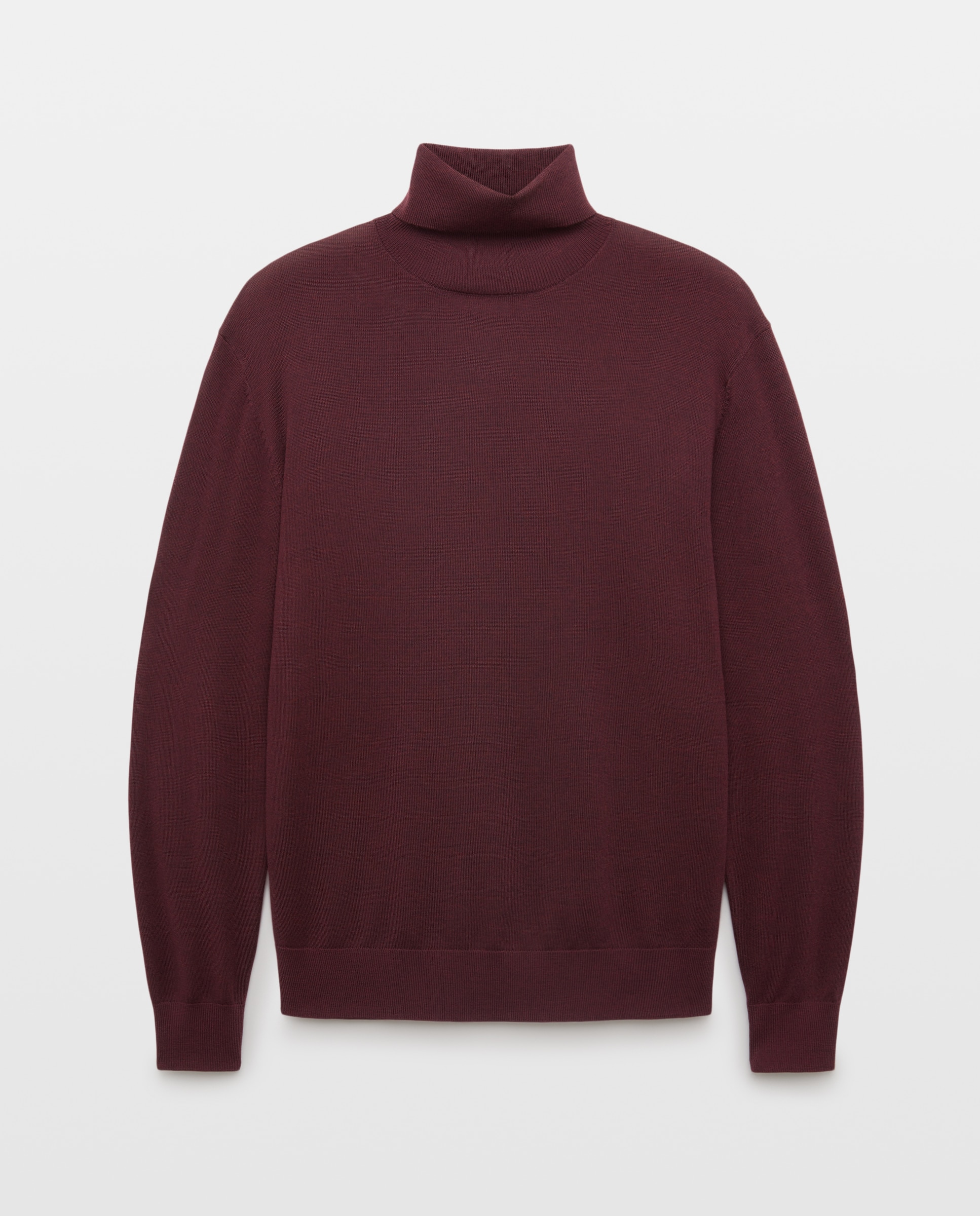 Imagem 0 de Camisola de Malha Lisa 100% Lã Merino com Gola Cisne