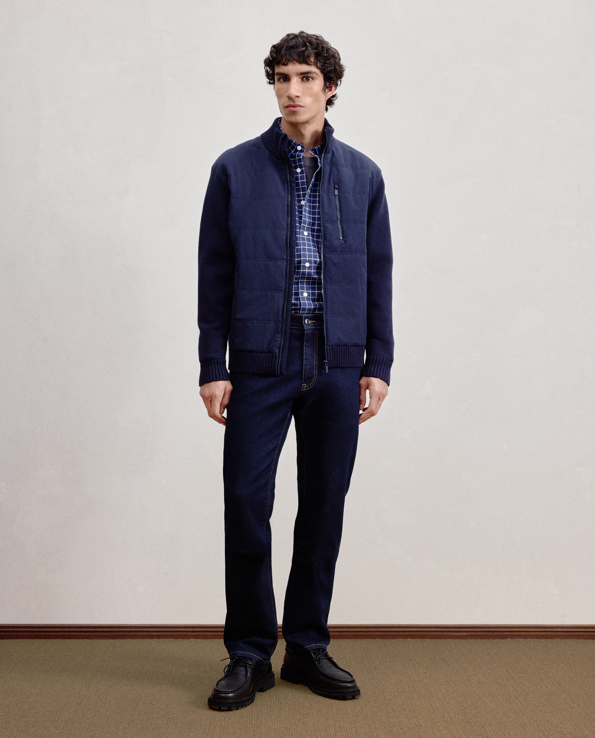 Casaco Combinado Azul-marinho-3