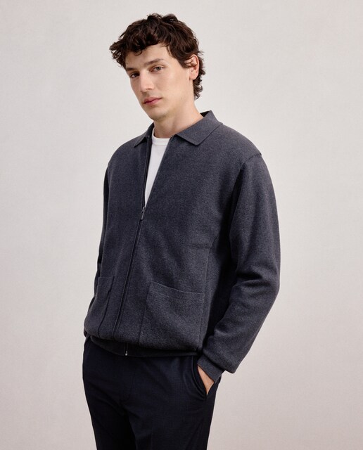 Imagen 0 de Chaqueta cuello polo acolchada hombre