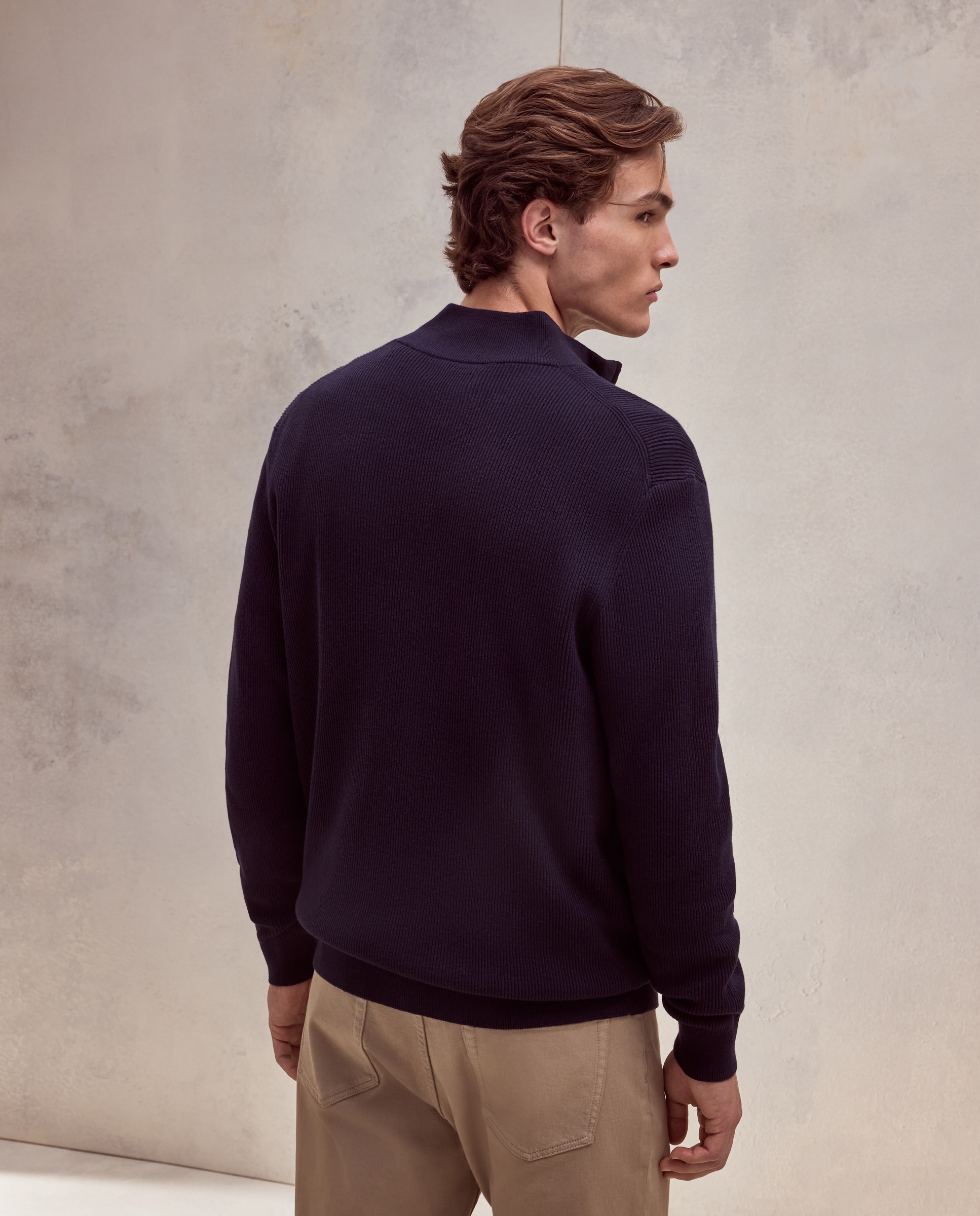 Imagen 3 de Cardigan canale l 100% algodón de hombre - Dustin - Azul marino Azul marino
