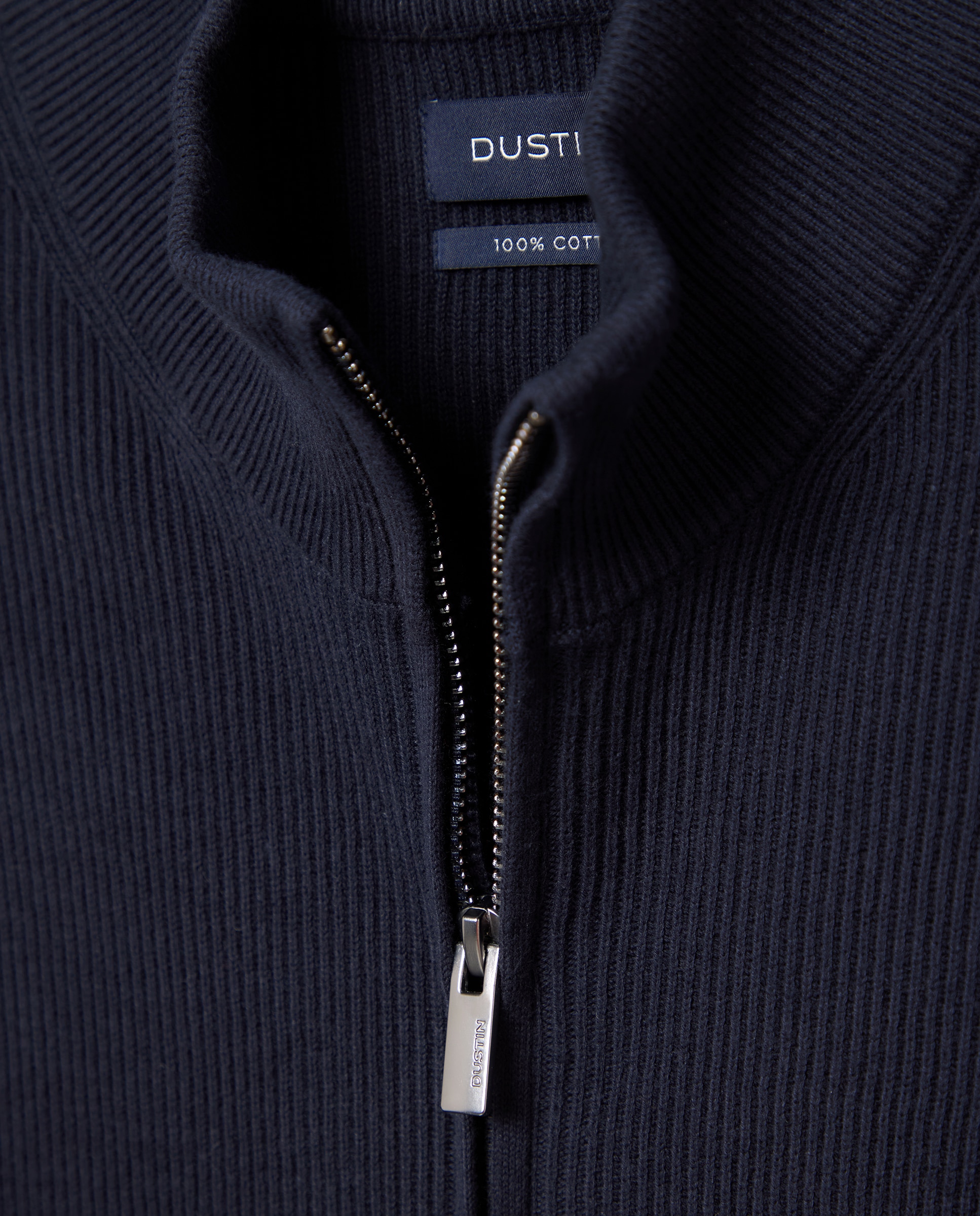 Imagen 5 de Cardigan canale l 100% algodón de hombre - Dustin - Azul marino Azul marino
