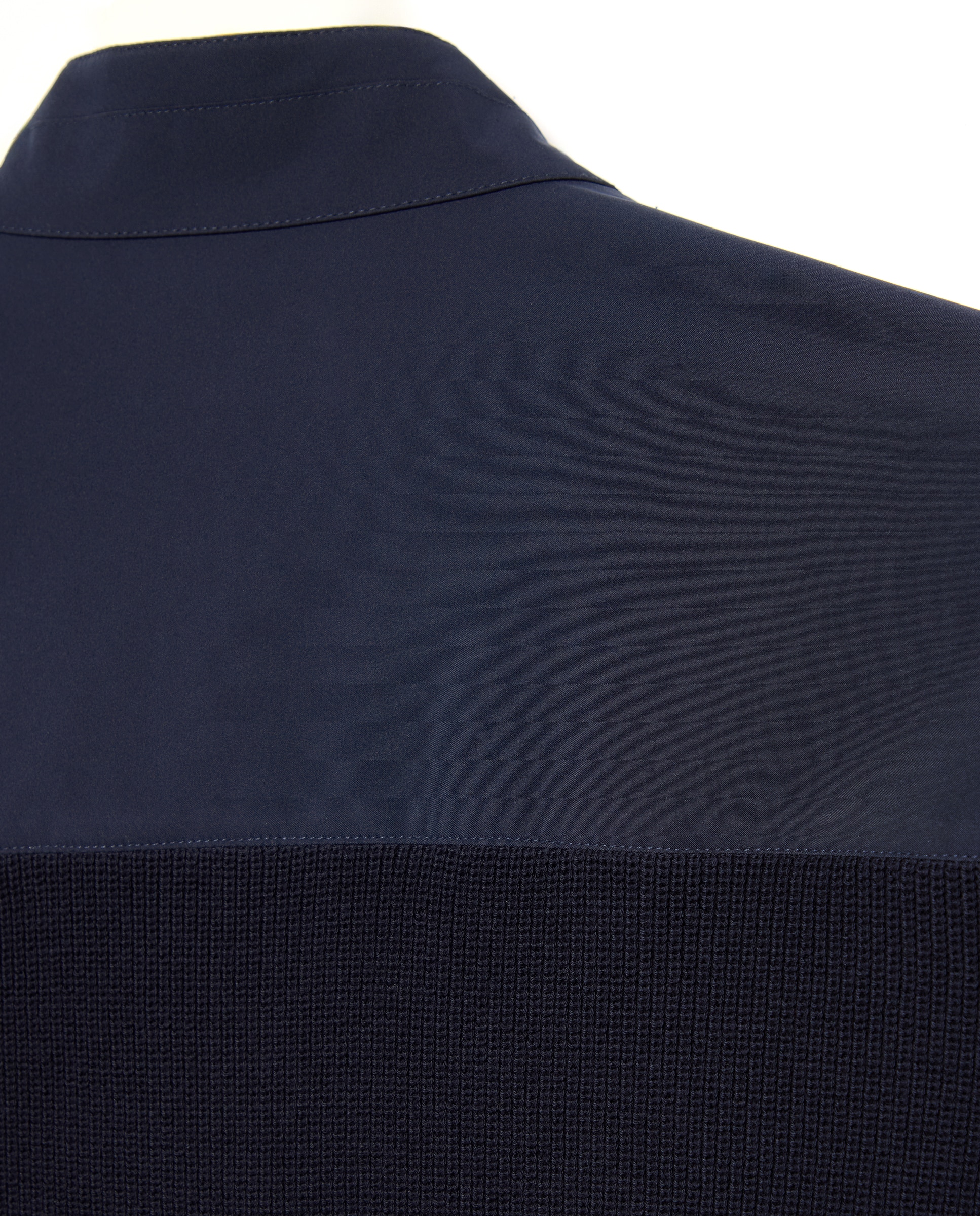 Cardigan delantero nylon fina de hombre - Emidio Tucci - Azul marino Azul marino-6