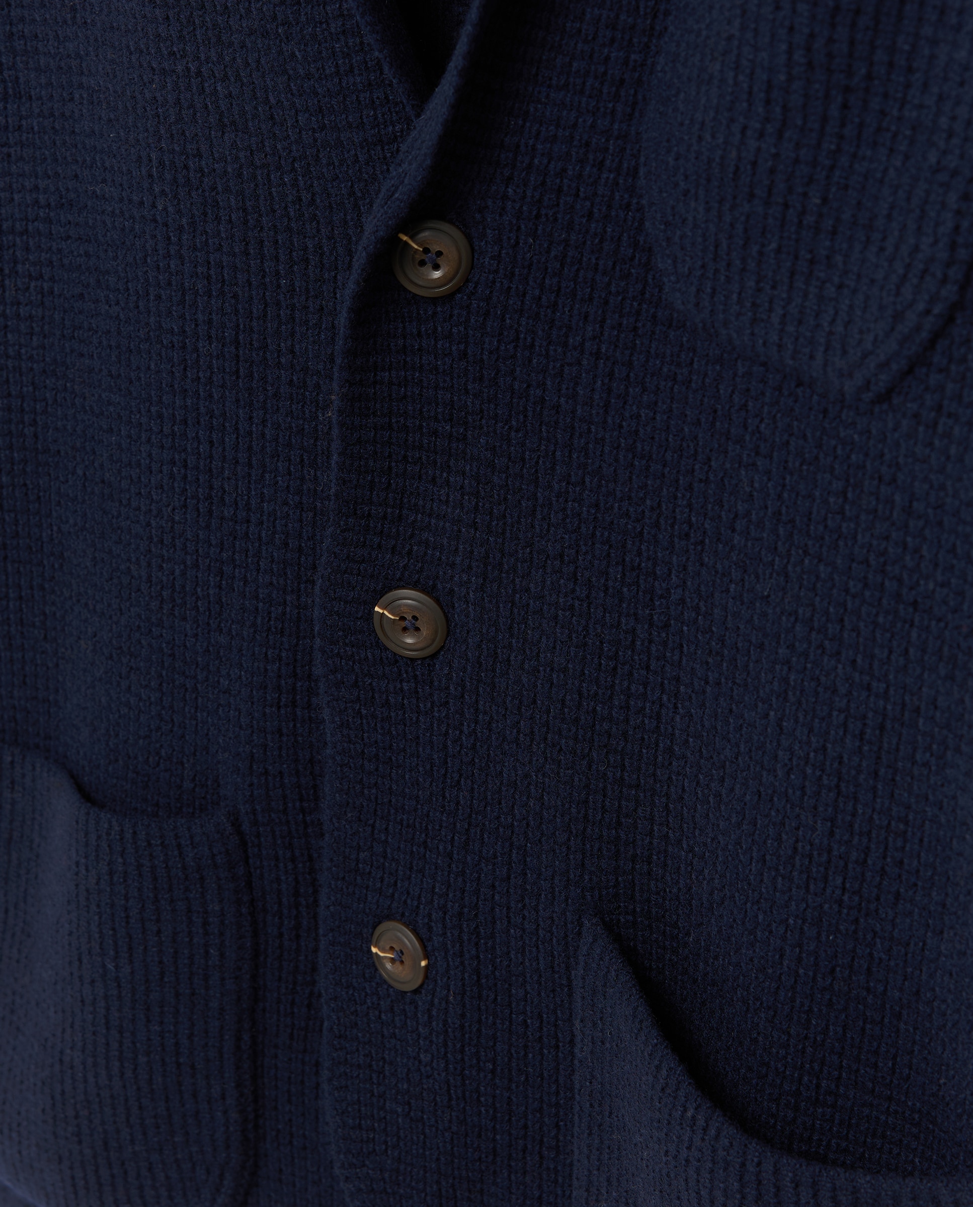 Cardigan de hombre botones estructura - Emidio Tucci - Azul marino Azul marino-2