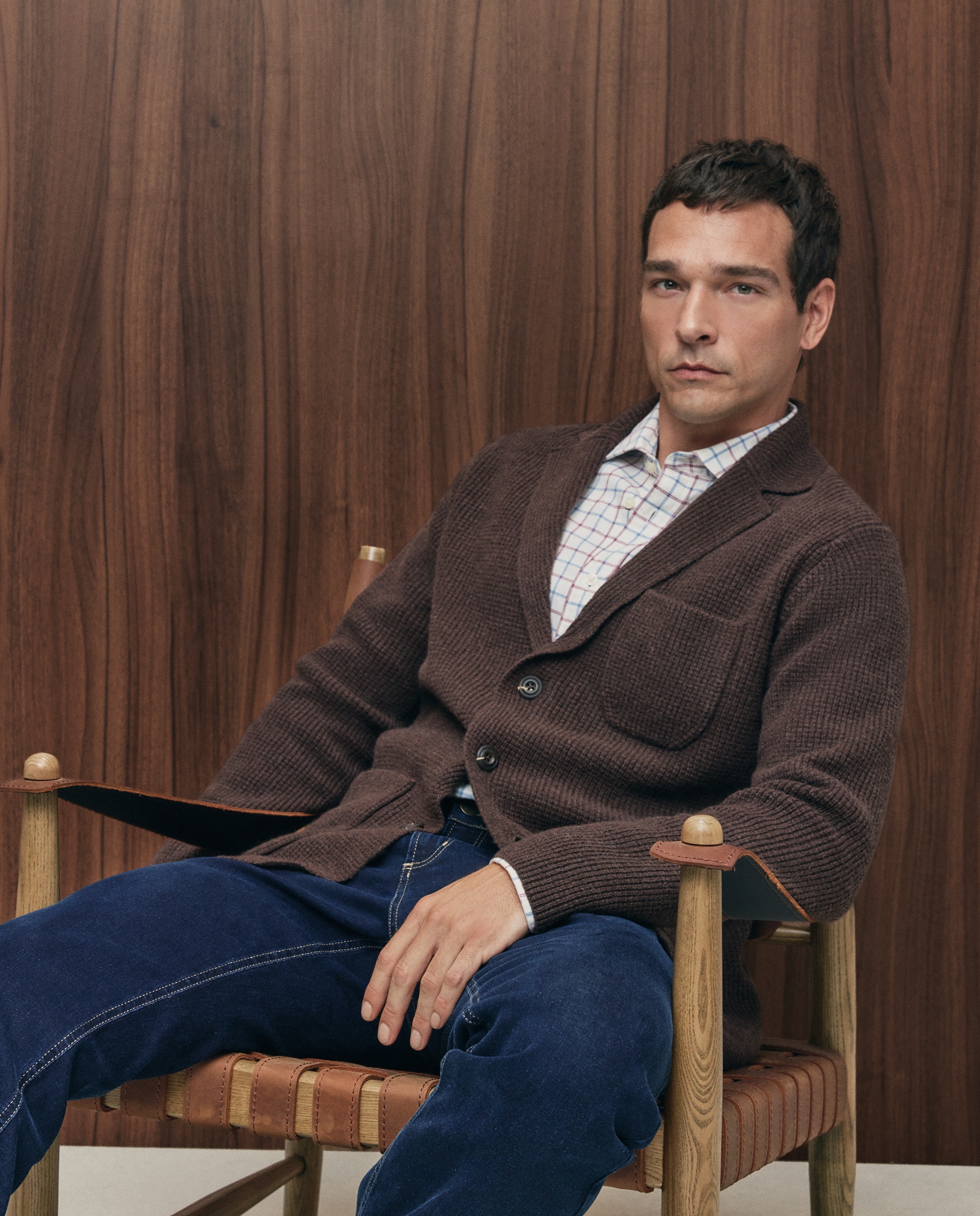 Imagem 0 de Cardigan 100% Lambswool com Estrutura