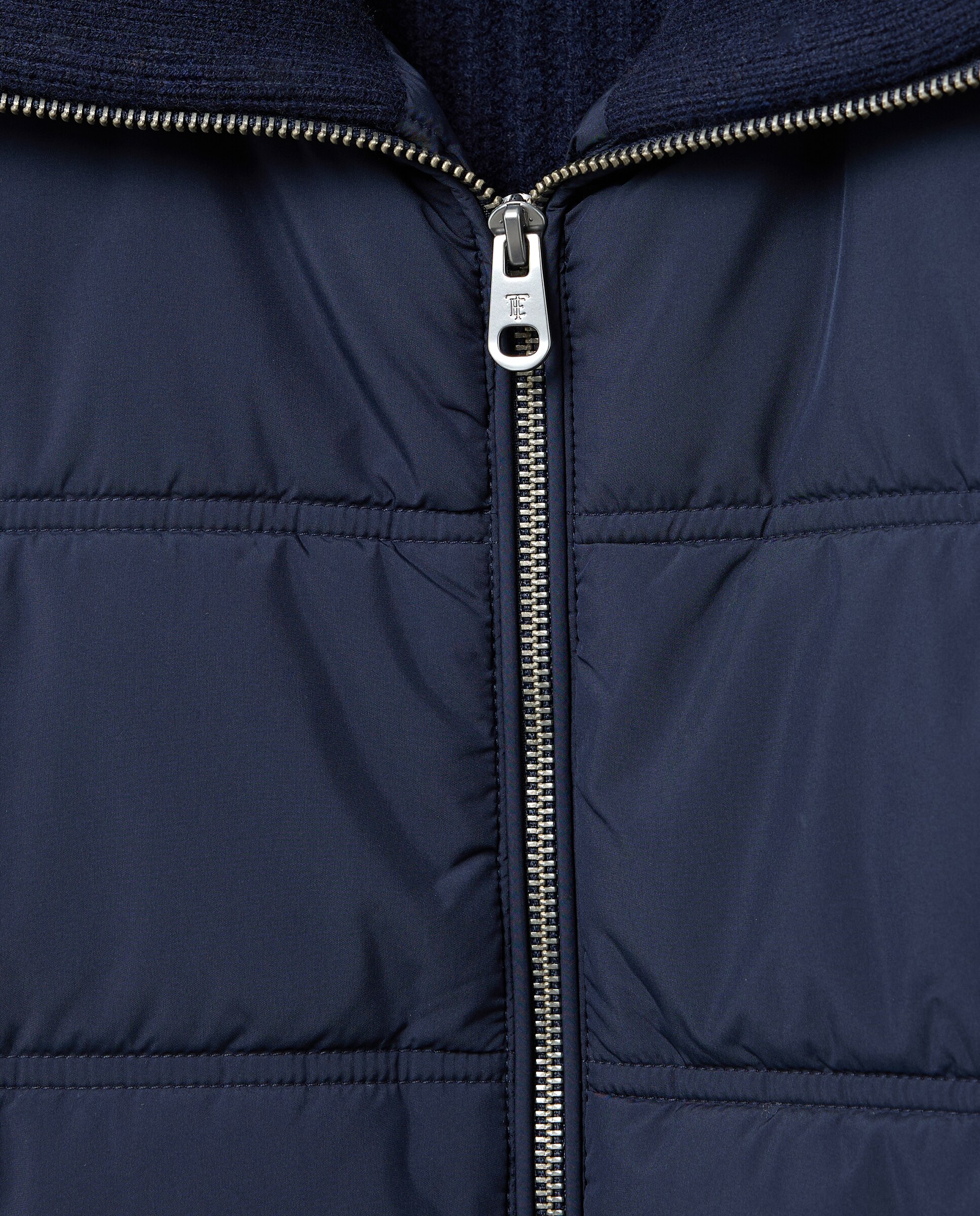 Chaleco de hombre cremallera delantero nylon - Emidio Tucci - Azul marino Azul marino-5