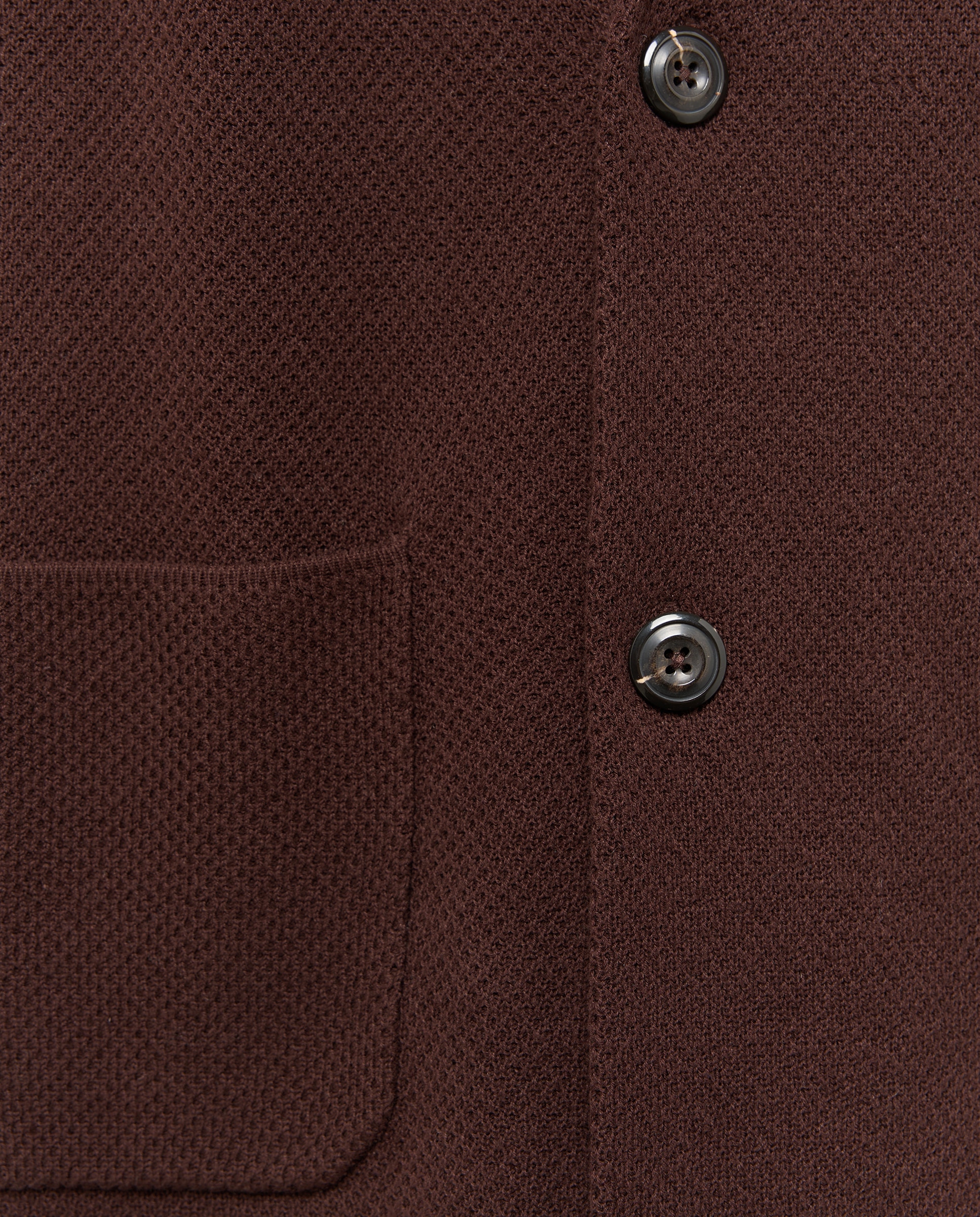 Cardigan cruzado algodón/lino de hombre - Emidio Tucci - Marrón Marrón-6