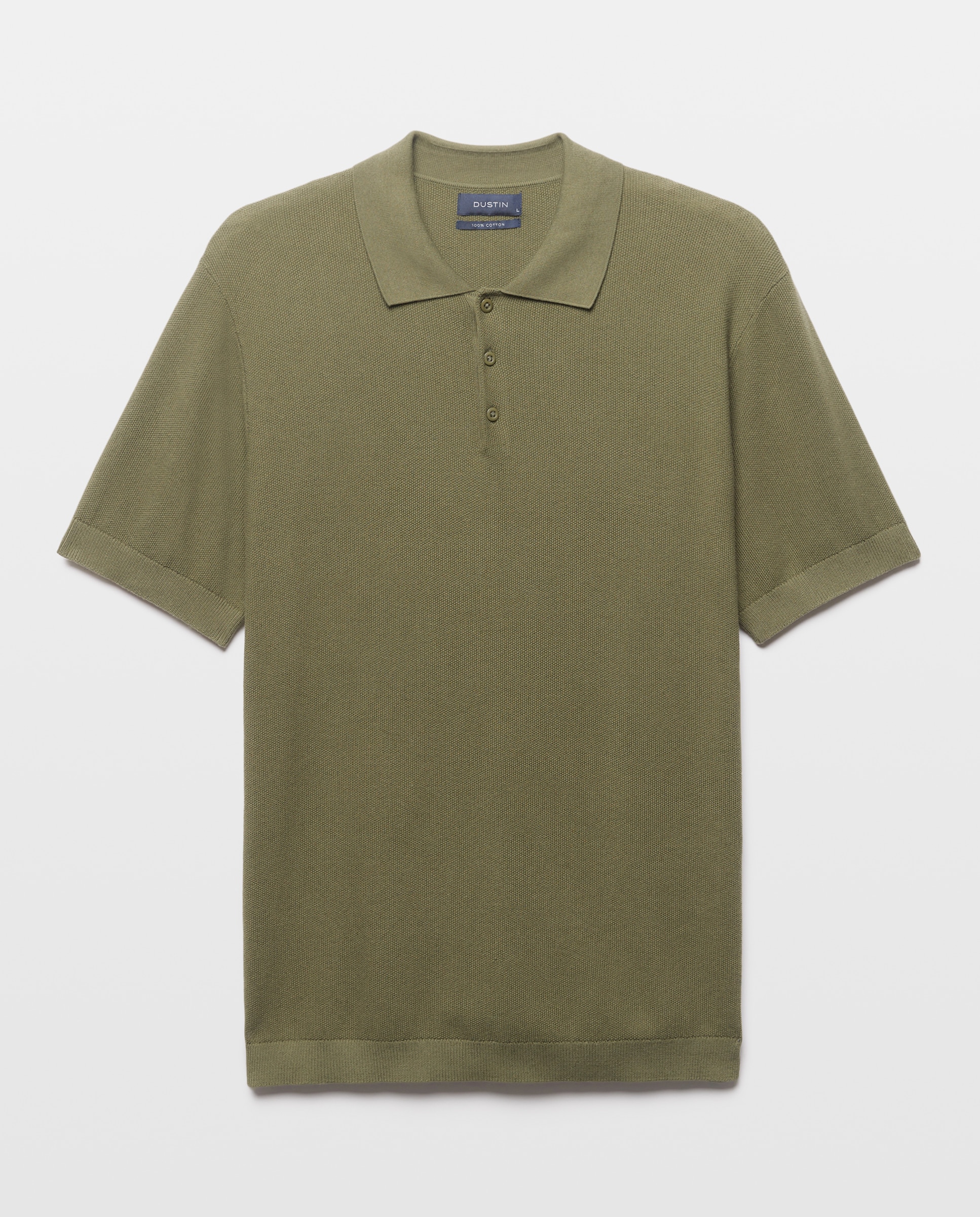 Polo manga corta tricot de hombre - Dustin - Verde Verde-5
