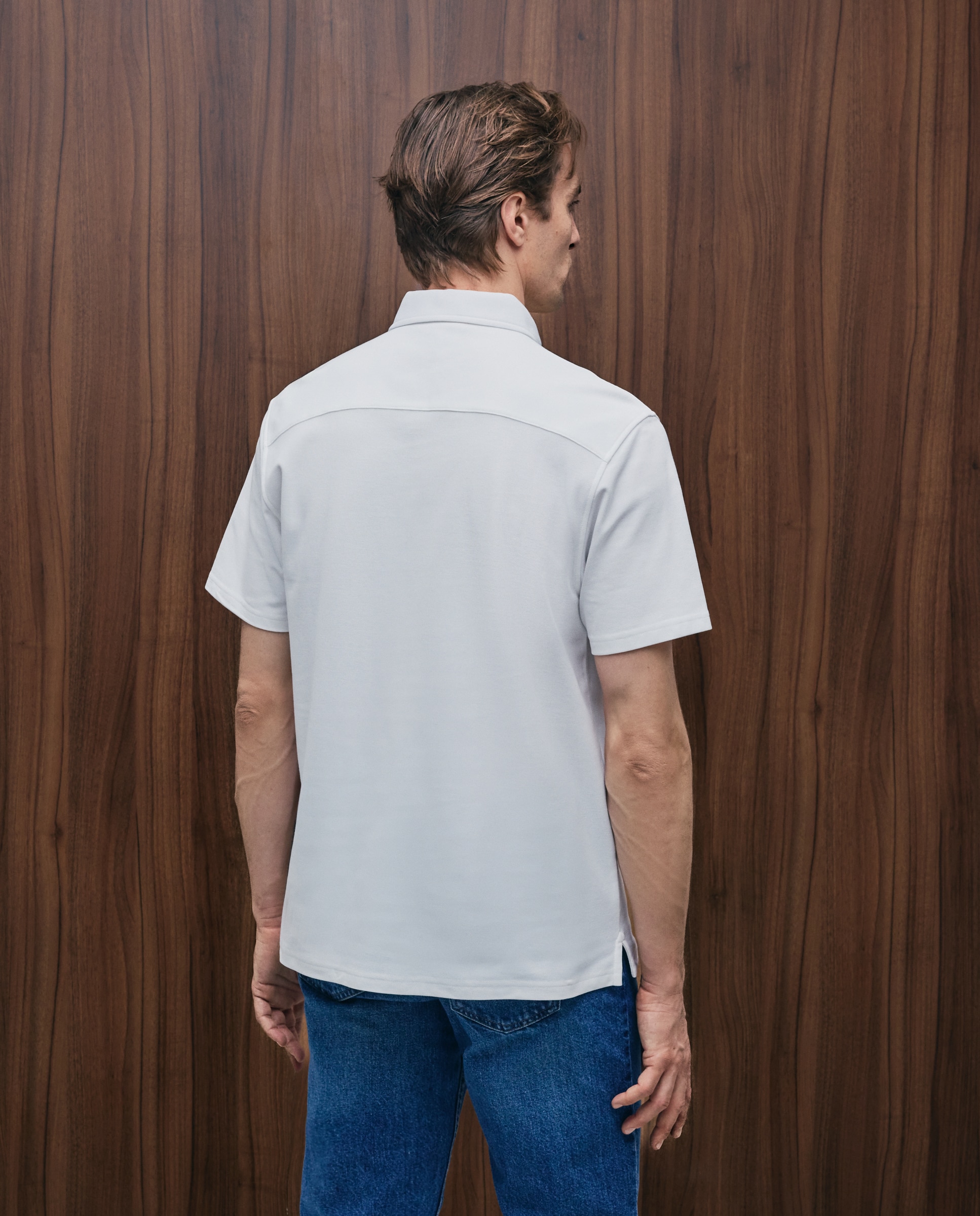 Polo pique 100% algodón de hombre - Emidio Tucci - Blanco Blanco-3