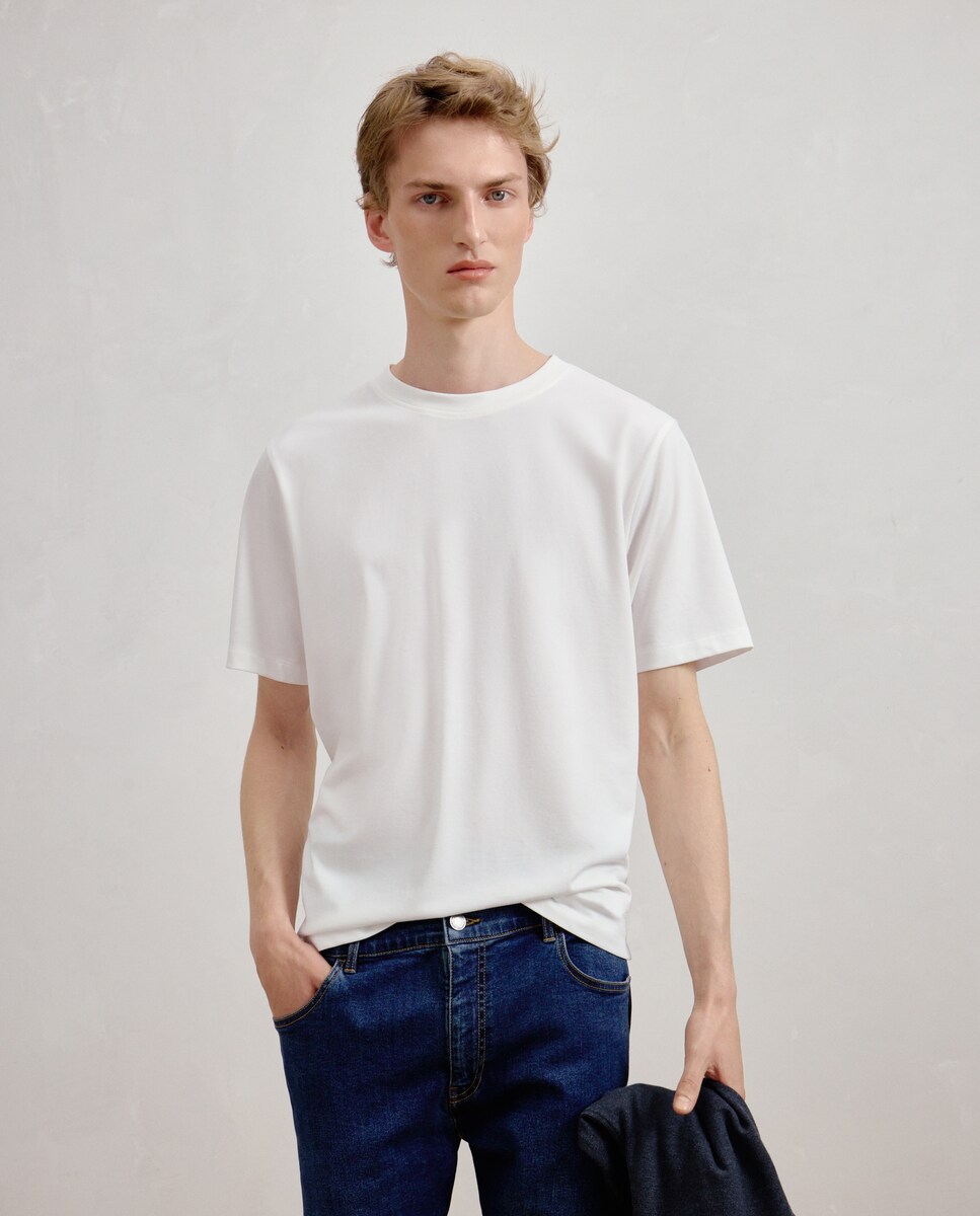 Camiseta Básica De Algodón CROSSHATCH Para Hombre - Corte Regular, Manga Corta, Perfecta Para El Verano