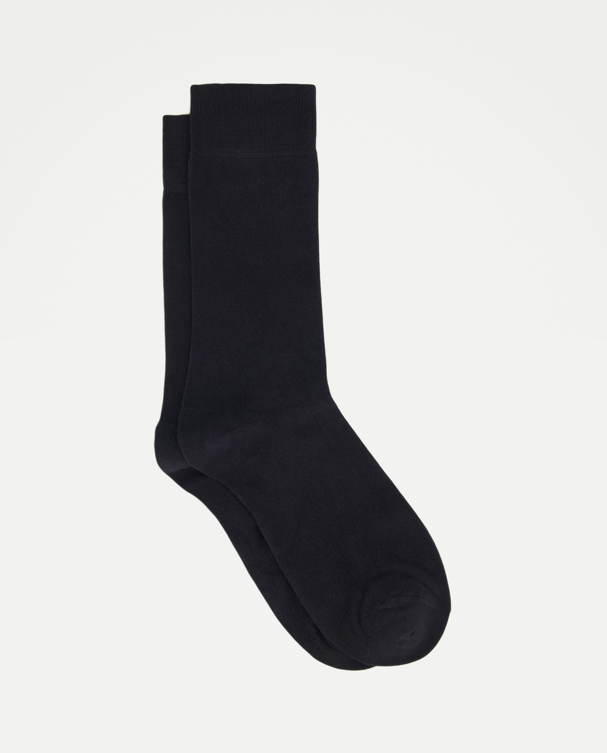 Calcetin de hombre corto tono liso - Emidio Tucci - Negro Negro-1