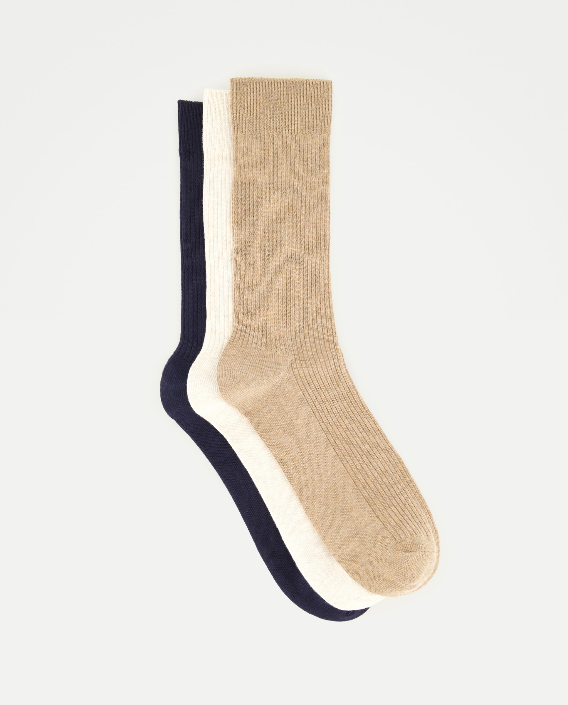Pack 3 calcetines sport fantasía hombre. - Dustin - Marrón Marrón-1