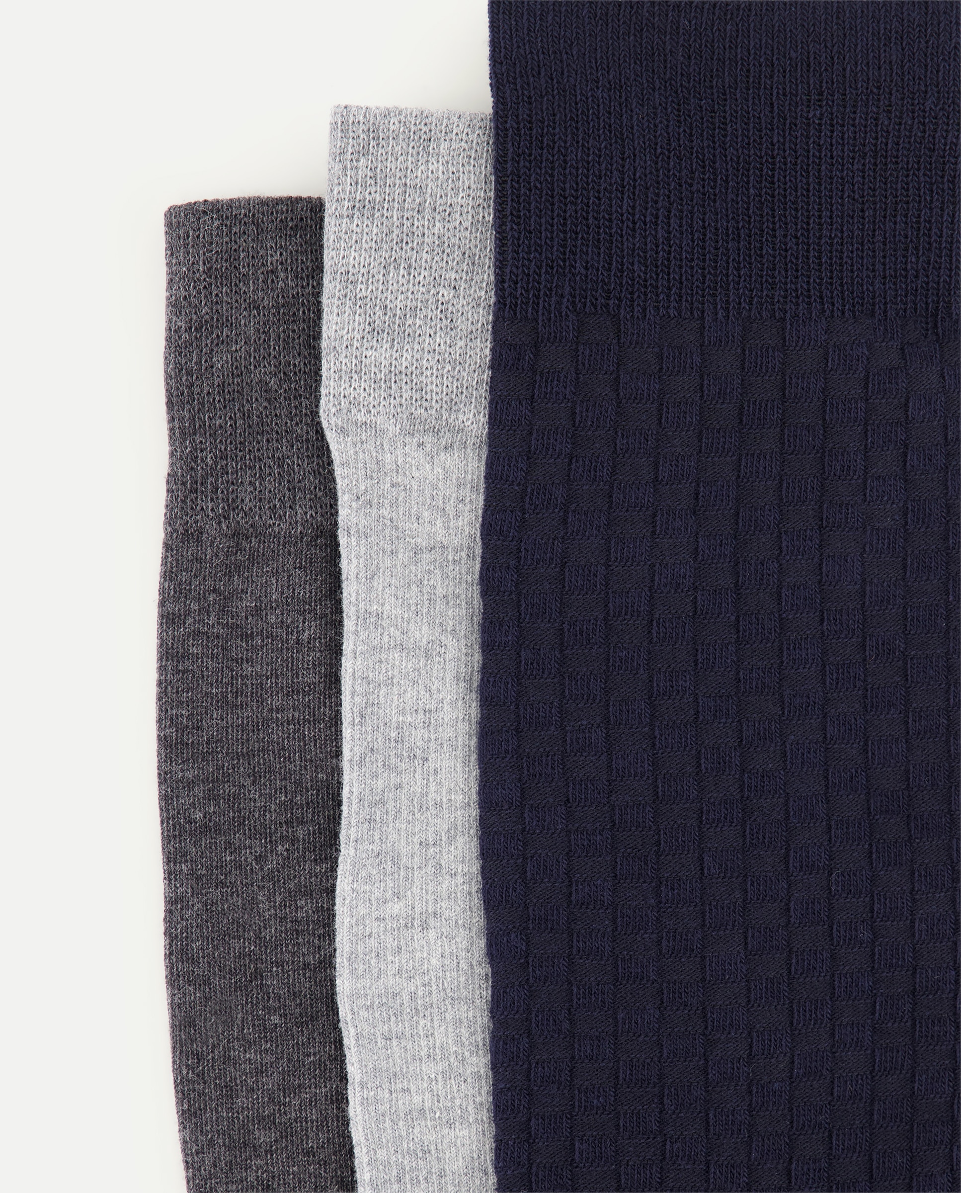 Pack de 3 Pares de Meias Desportivas com Fantasia. Azul-marinho-2
