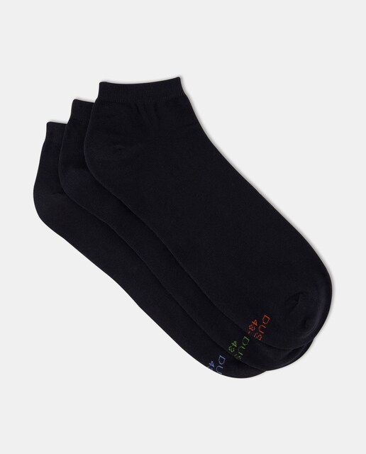 Imagen 0 de Pack 3 calcetines tobilleros monocolor hombre
