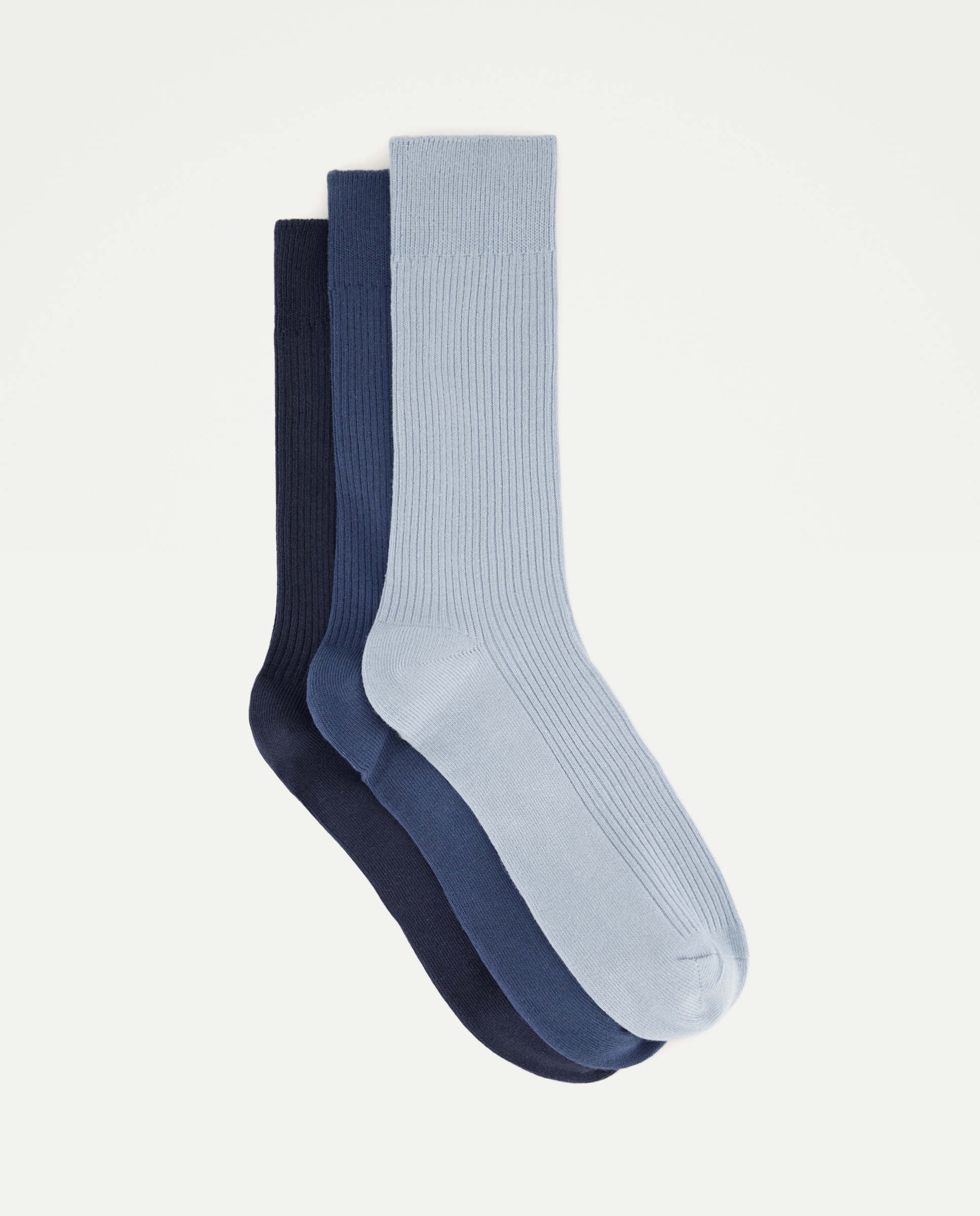 Pack de 3 Pares de Meias Desportivas com Fantasia Azul-marinho-1