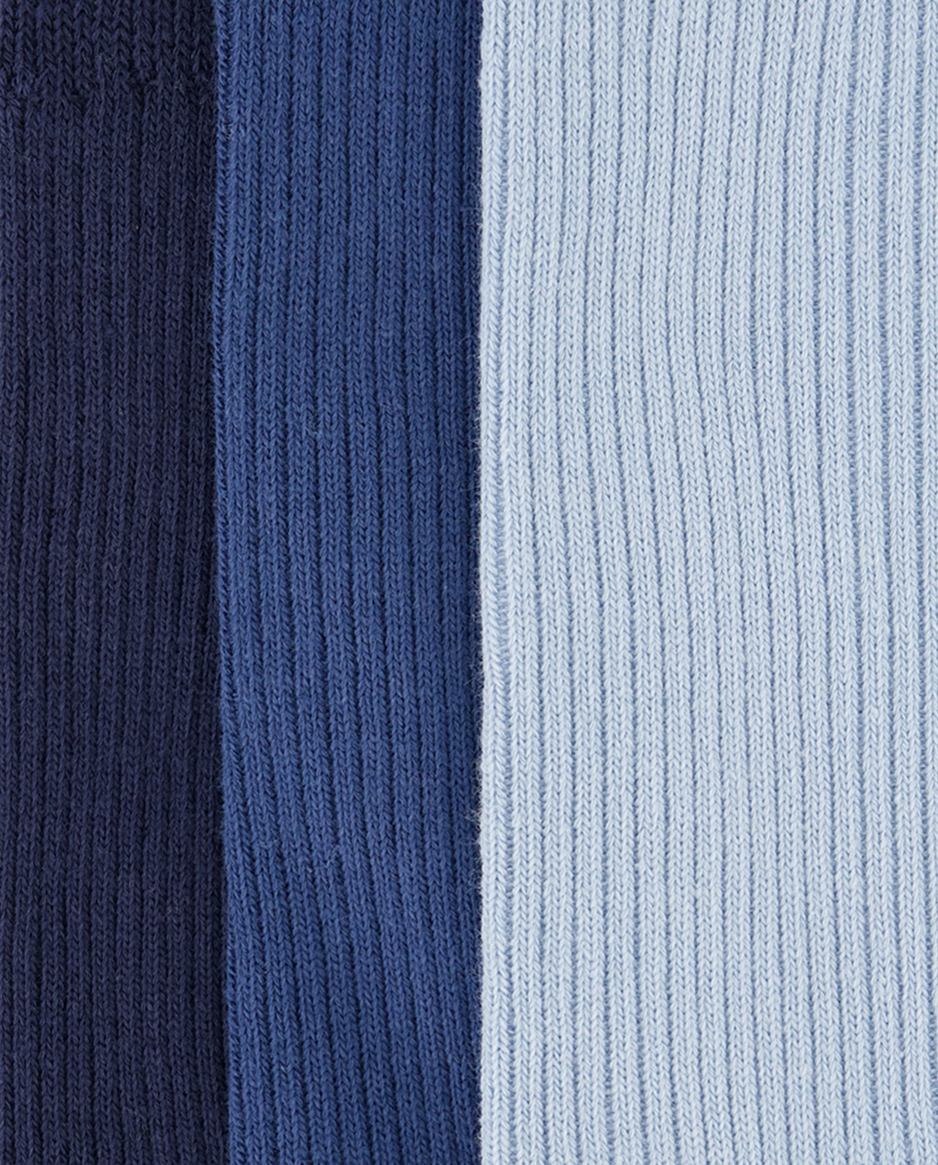 Pack de 3 Pares de Meias Desportivas com Fantasia Azul-marinho-2