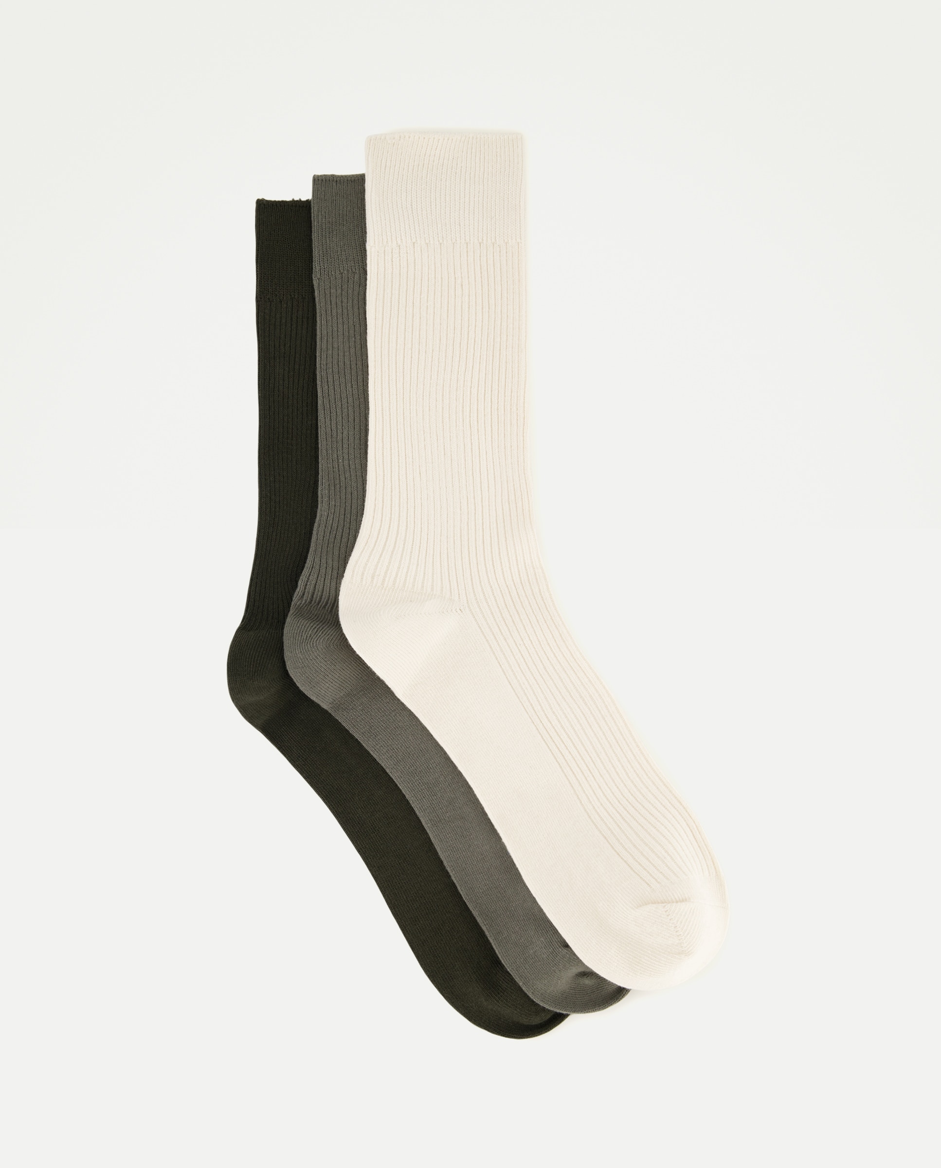 Pack de 3 Pares de Meias Desportivas com Fantasia Castanho-1