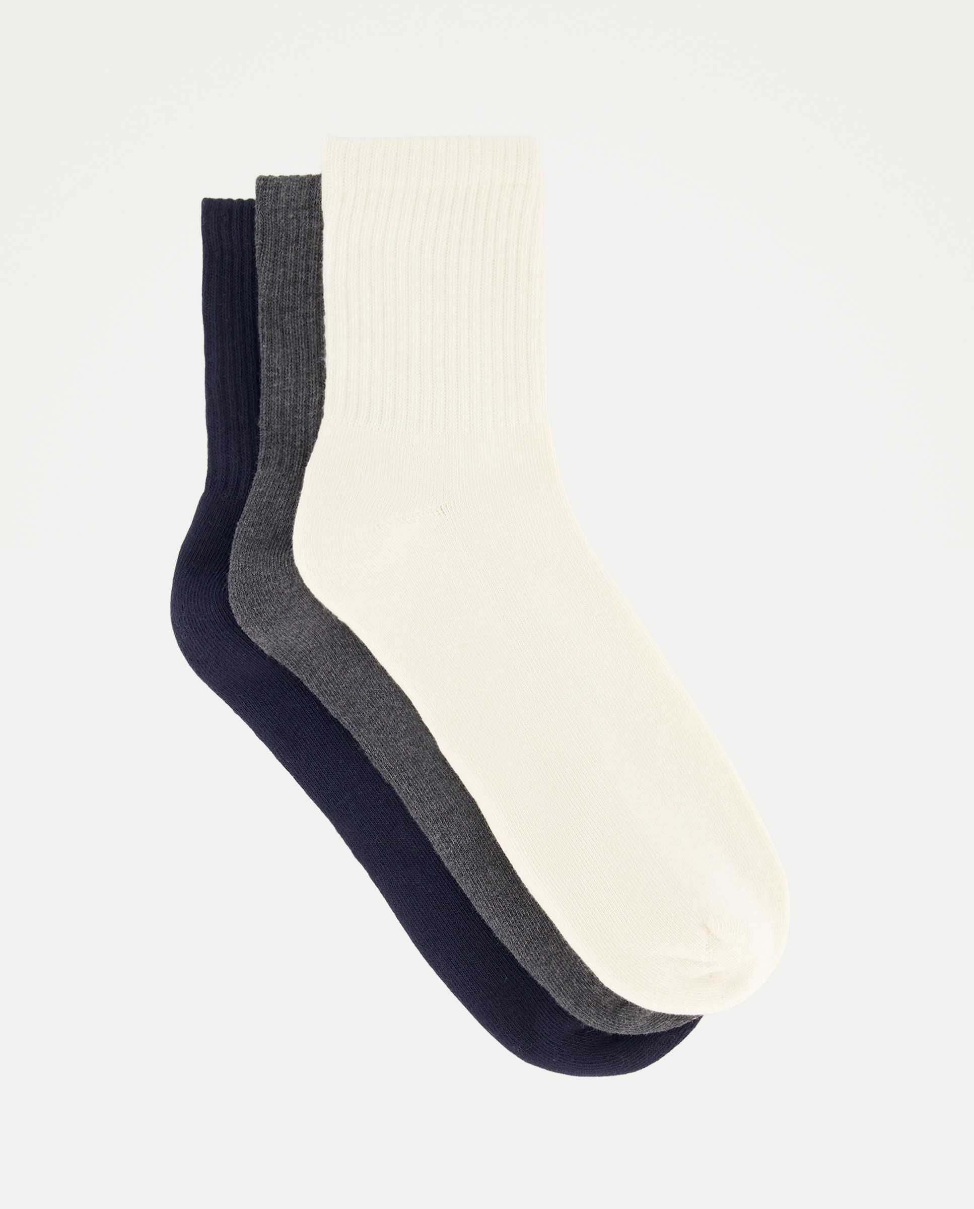 Imagem 0 de Pack de 3 Pares de Meias Curtas Lisas