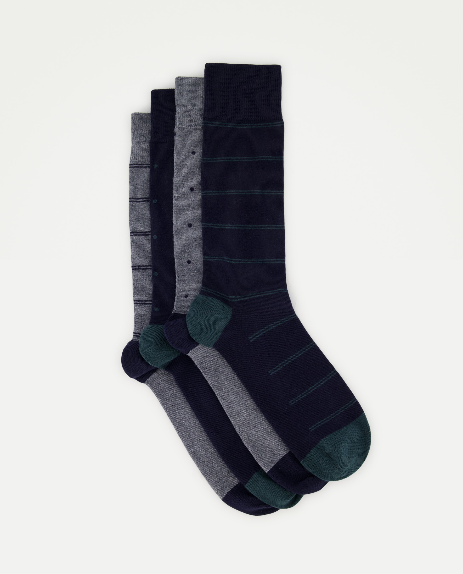 Imagen 0 de Calcetines cortos  hombre en caja regalo de 4 pares Gris