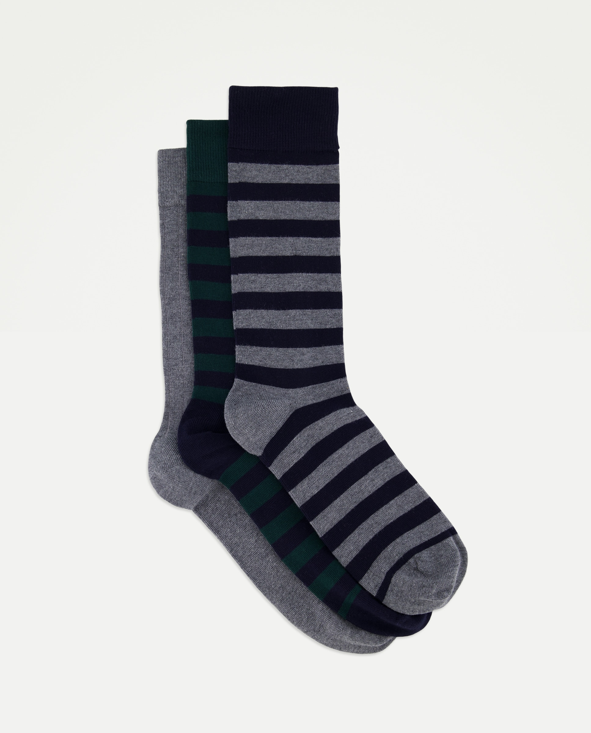 Calcetines cortos hombre en caja regalo de 3 pares - Emidio Tucci - Gris Gris-1