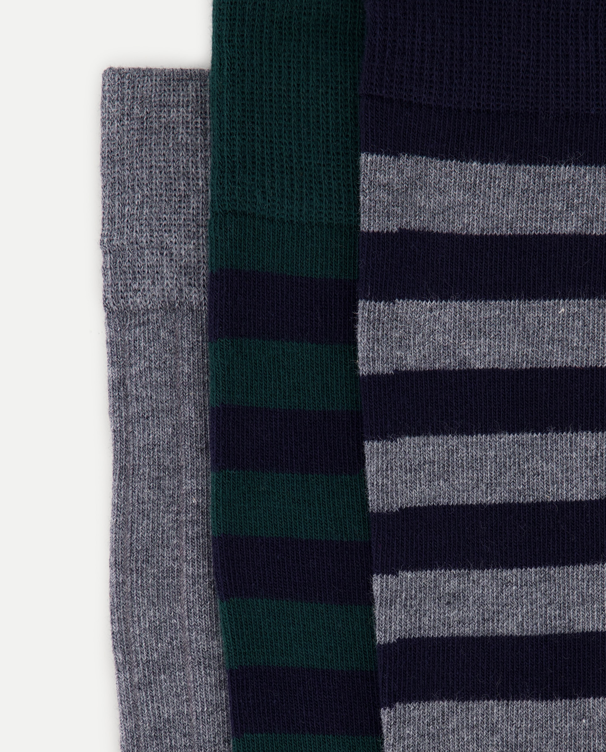 Calcetines cortos hombre en caja regalo de 3 pares - Emidio Tucci - Gris Gris-2