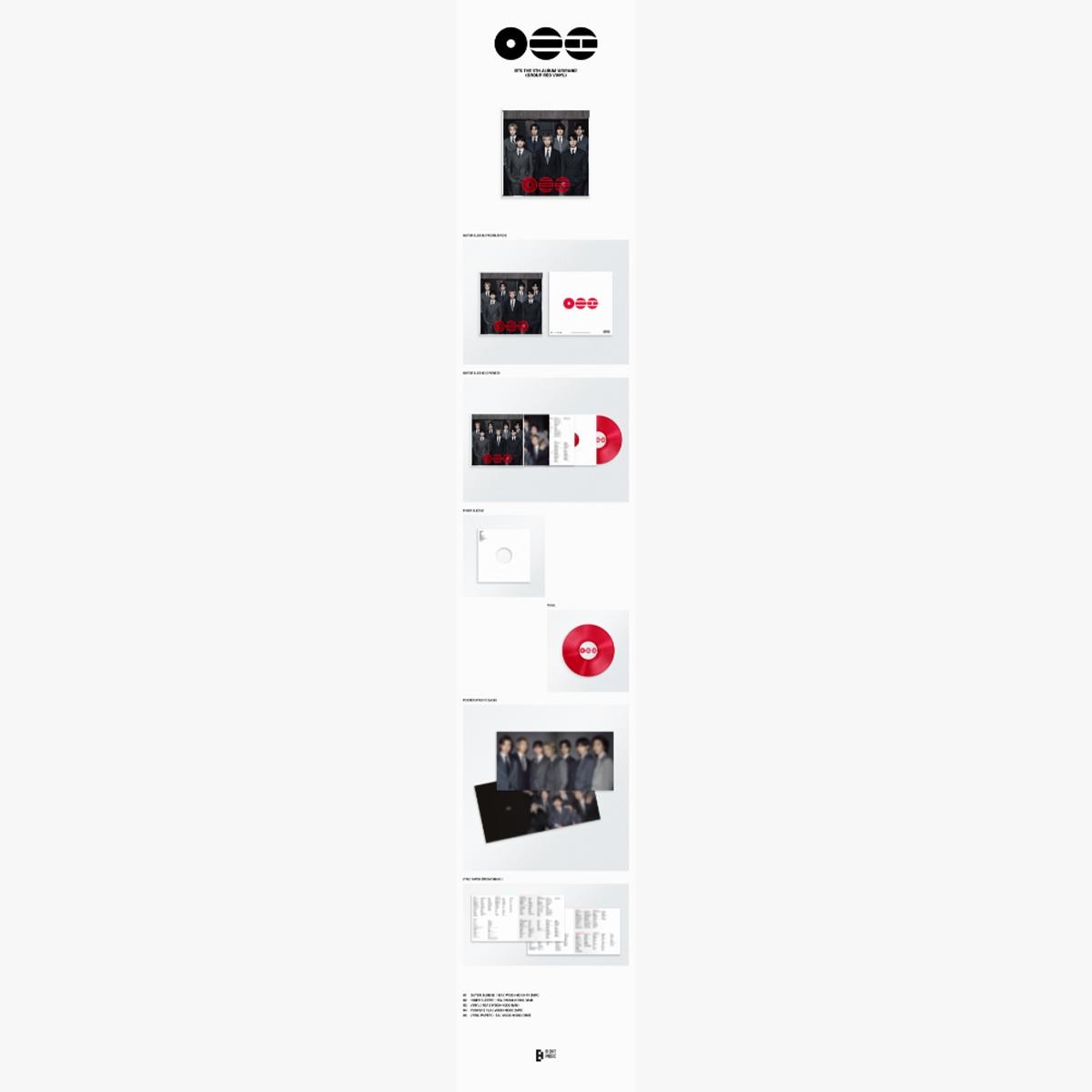 BTS The 5th Album 'ARIRANG' (Edición Color) (LP-Vinilo) Rojo-2