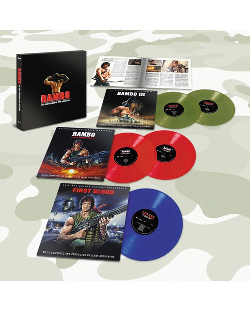 Rambo: The Jerry Goldsmith Vinyl Collection (V.O) (Boxset 5 LP-Vinil Colores) 2
