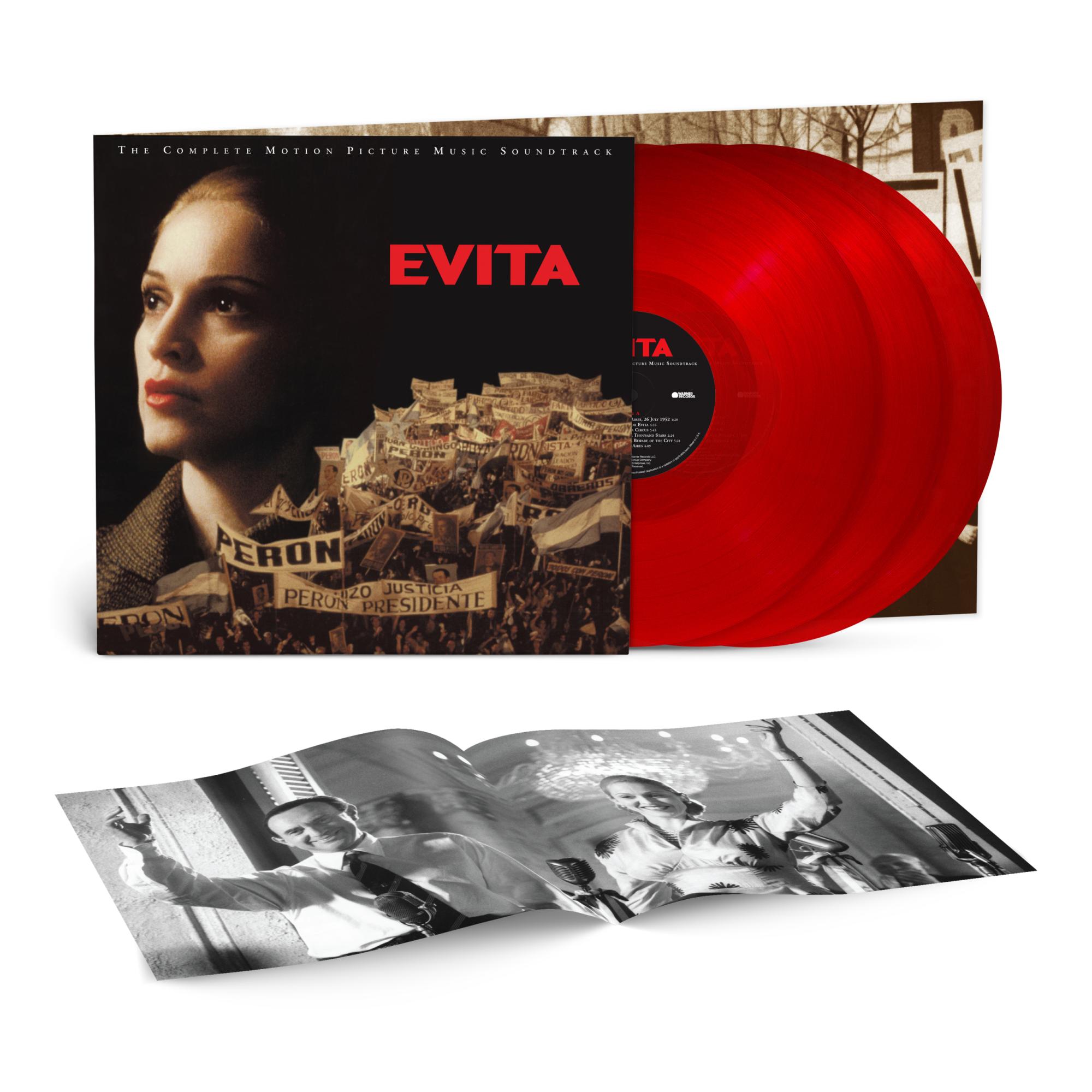 Evita: The Complete Motion Picture Soundtrack (Edición color) (3LP-Vinilo) Rojo-1