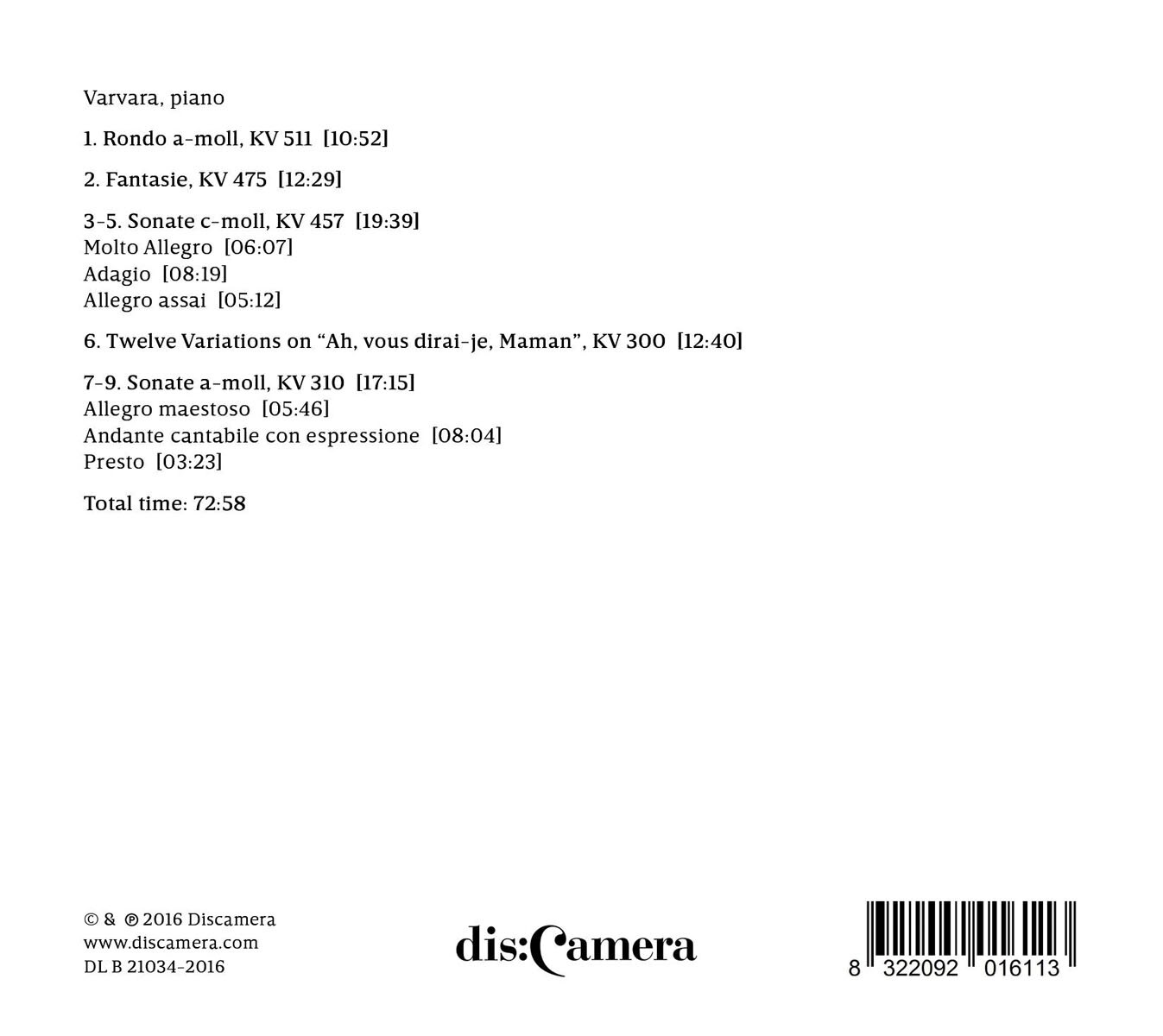 Mozart (CD) 2