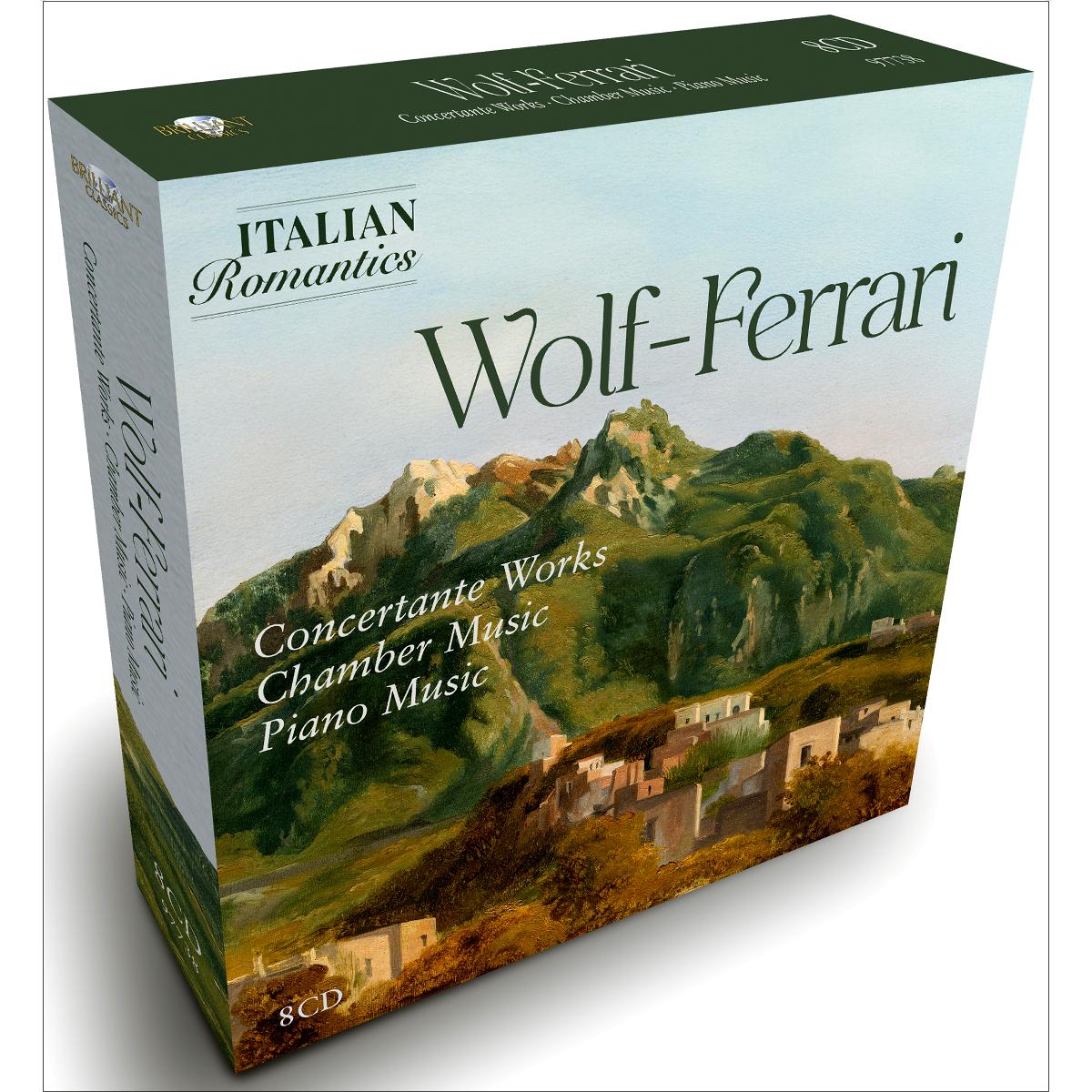 Imagen 0 de Wolf-Ferrari: Concertante Works, Chamber Music, Piano Music (Italian Romantics Series) (8 CD)