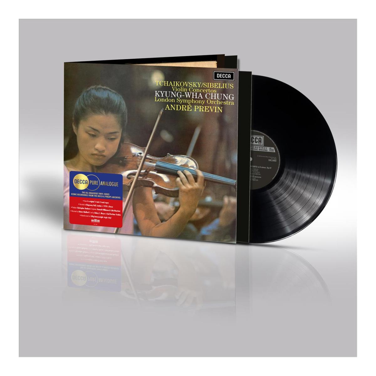 Imagen 0 de Tchaikovsky & Sibelius Violin Concertos Decca Pure Analogue Vinyl Series (LP-Vinilo)