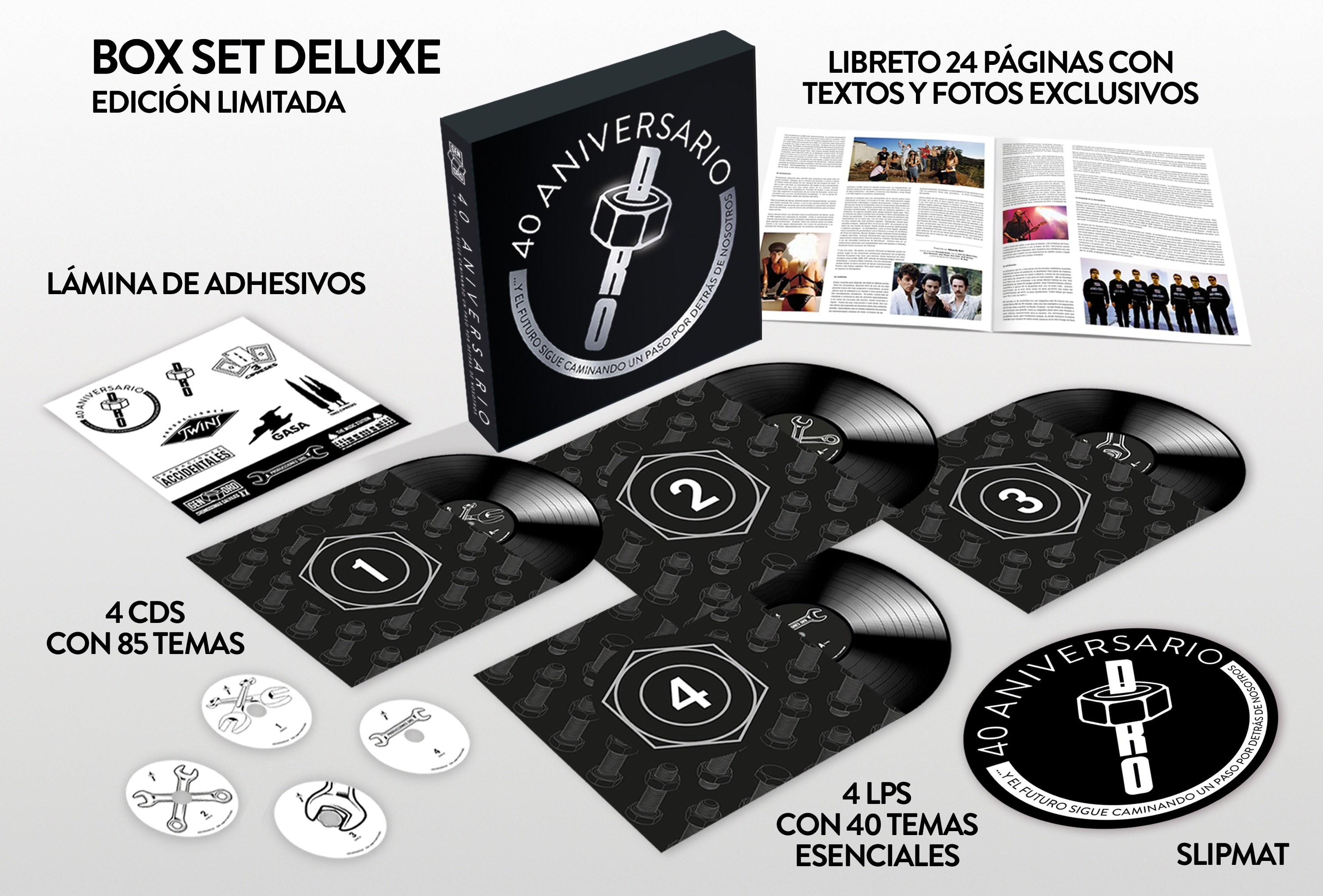 DRO 40 Aniversario (Edição Exclusiva Limitada) (4 CD + 4 LP-Vinil) 2