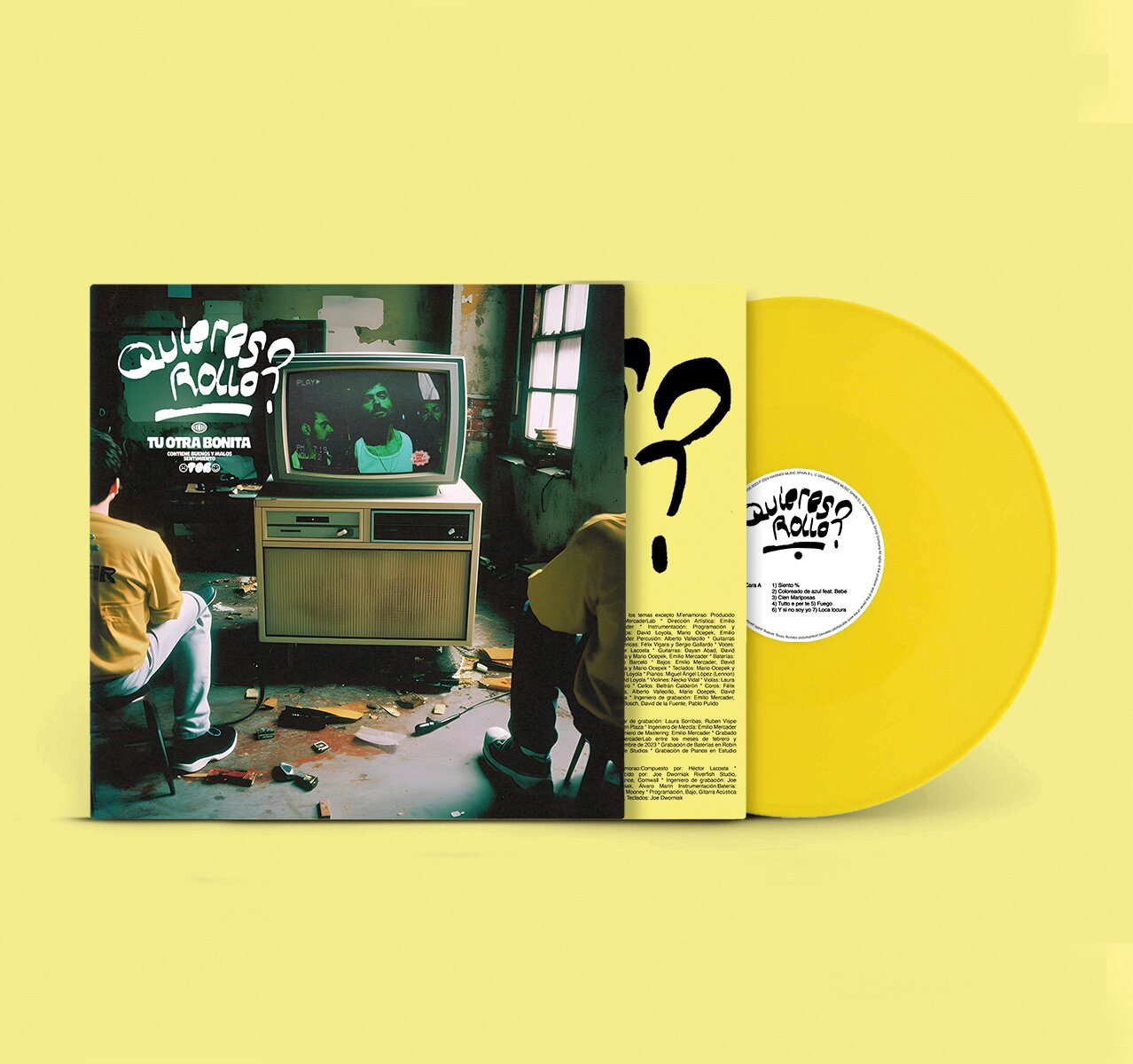 Imagen 2 de Quieres rollo?? (Edición Color) (LP-Vinilo) Amarillo
