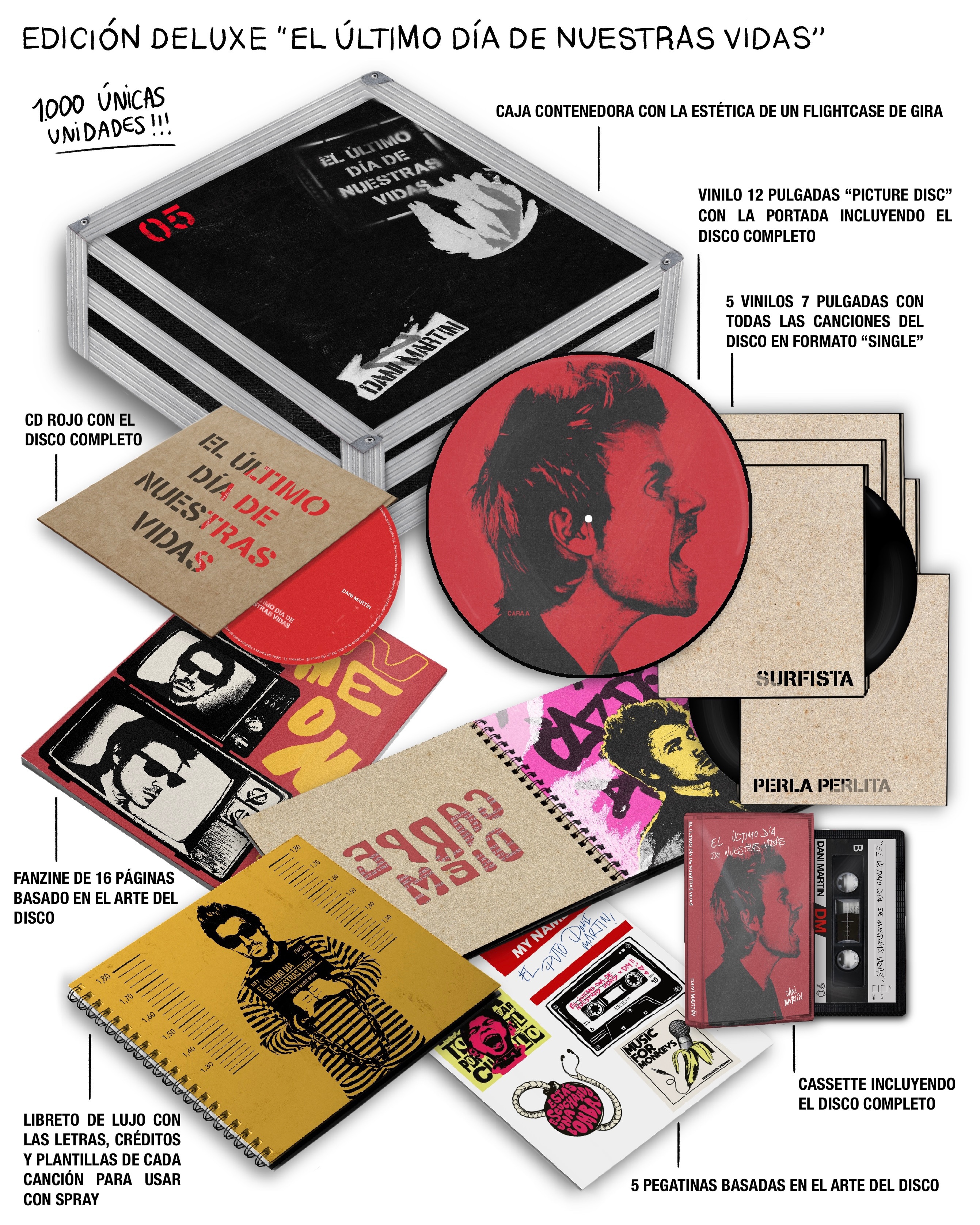El último día de nuestras vidas (Edición Limitada Firmada Box Set) (Cassette + CD + Vinilo 12'' + 5 Vinilos 7'') 3