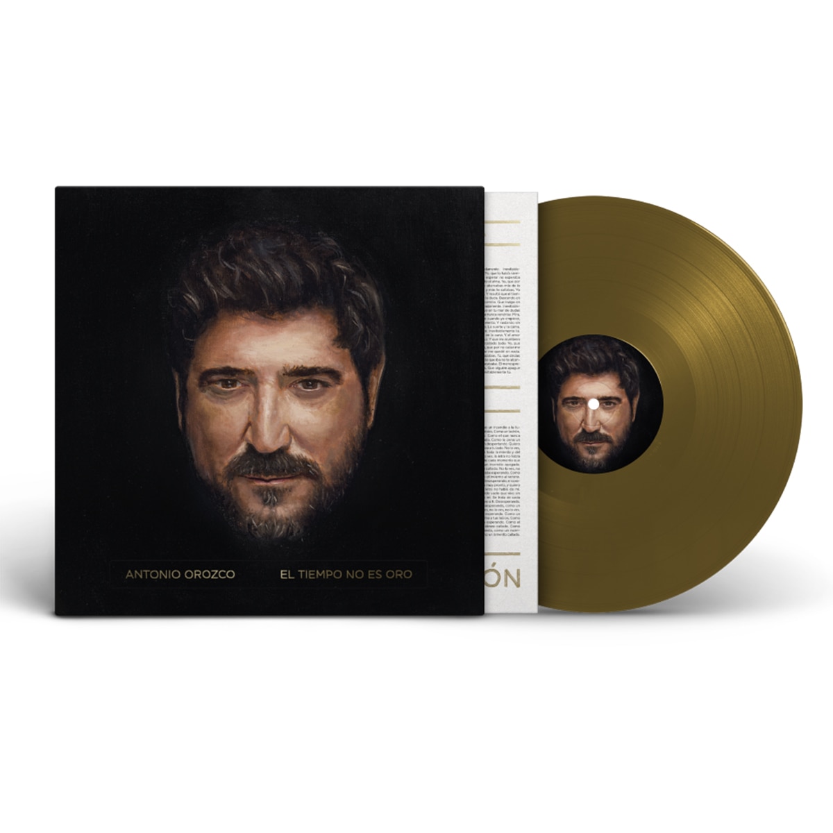 Imagen 2 de El Tiempo No Es Oro (Edición Deluxe Limitada Firmada) (2 LP-Vinilo) Oro