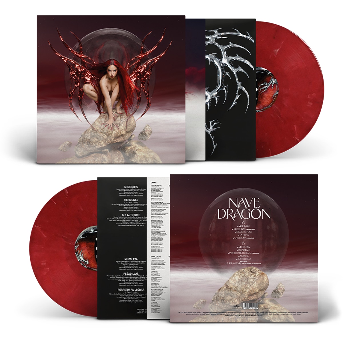 NAVE DRAGÓN (Edición Color) (LP-Vinilo) Rojo-2