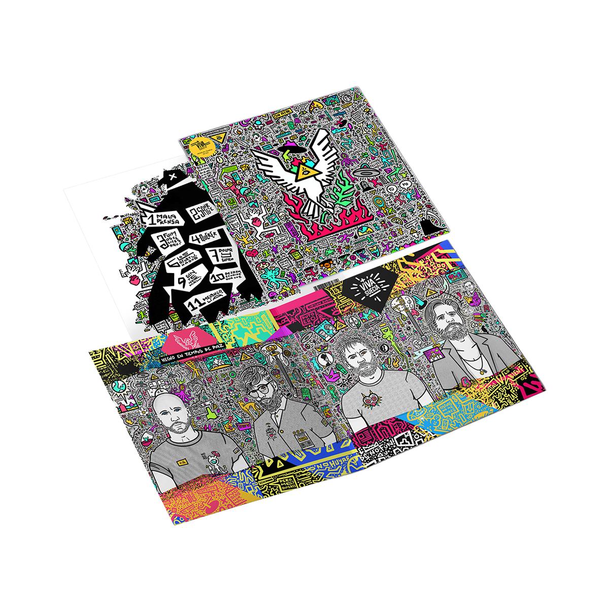 Hecho En Tiempos De Paz (Edición Deluxe Color)(LP-Vinilo) Verde-3